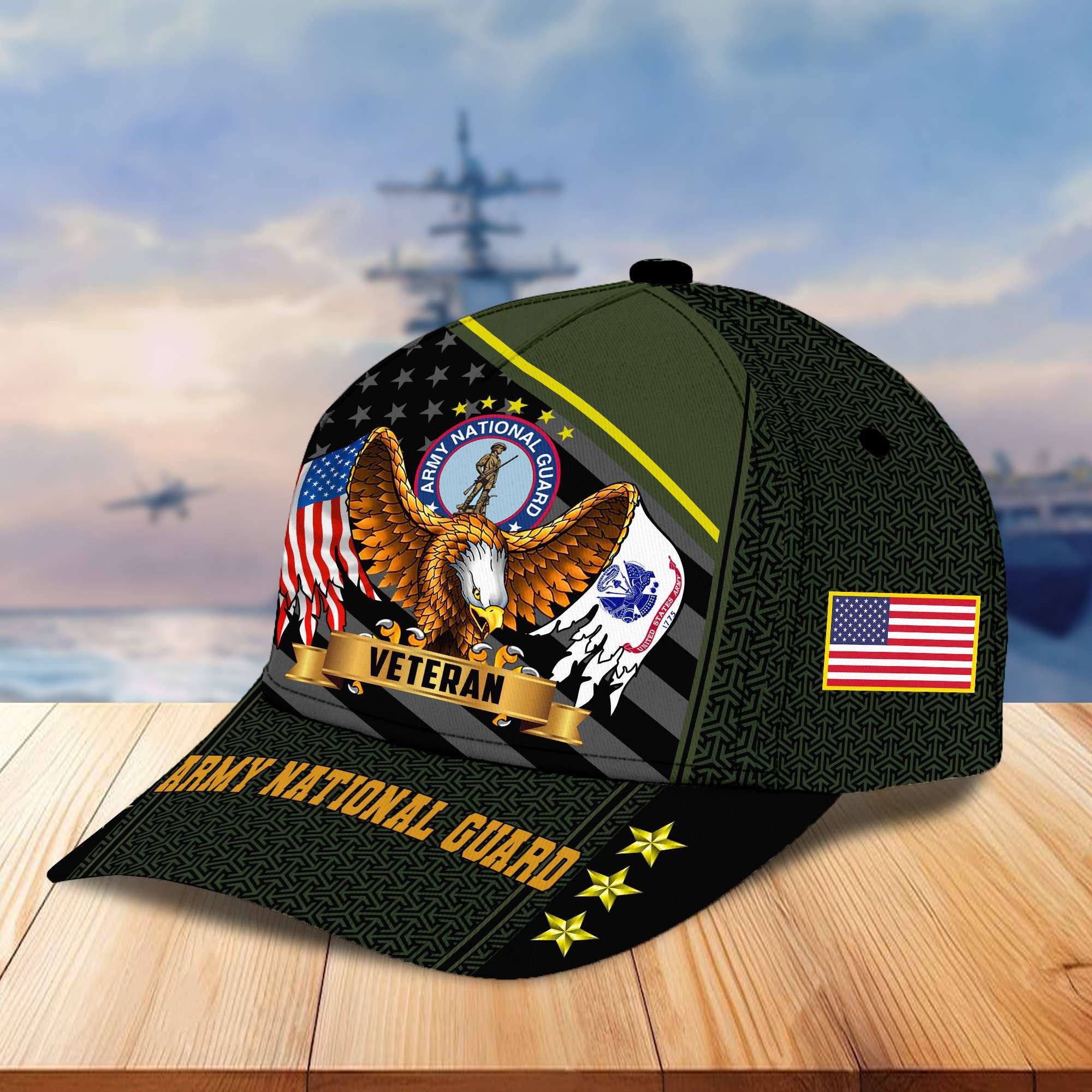 Premium Army National Guard Cap, Gifts for US Veteran VPVC003104