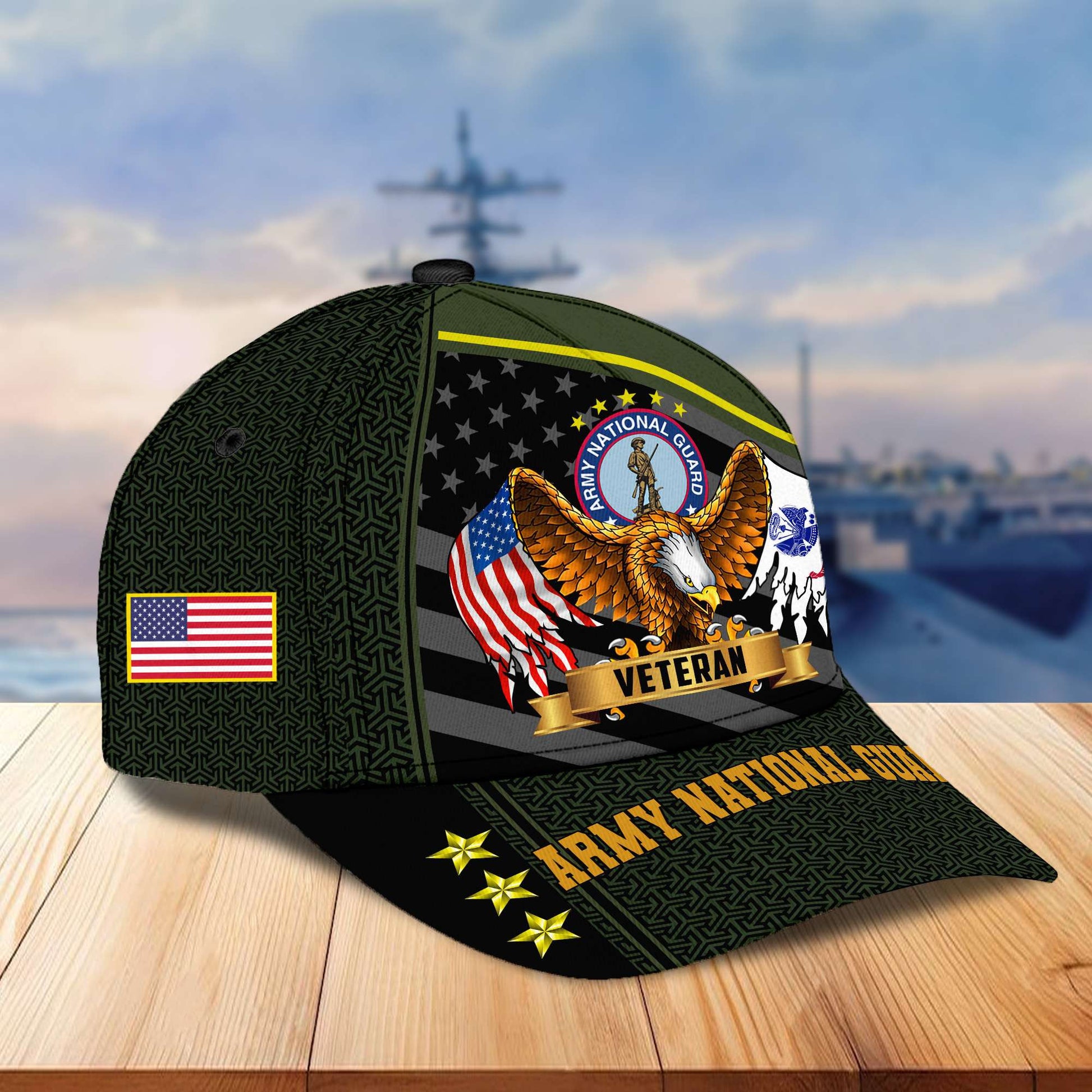 Premium Army National Guard Cap, Gifts for US Veteran VPVC003104