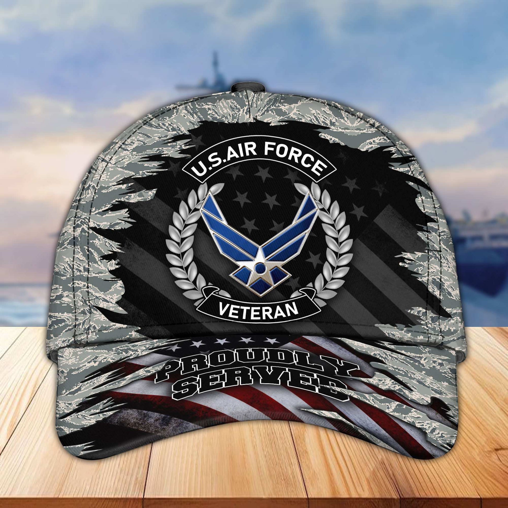 Premium US Veterans Cap, Gifts For Dad, For Husband Veteran APHN070812