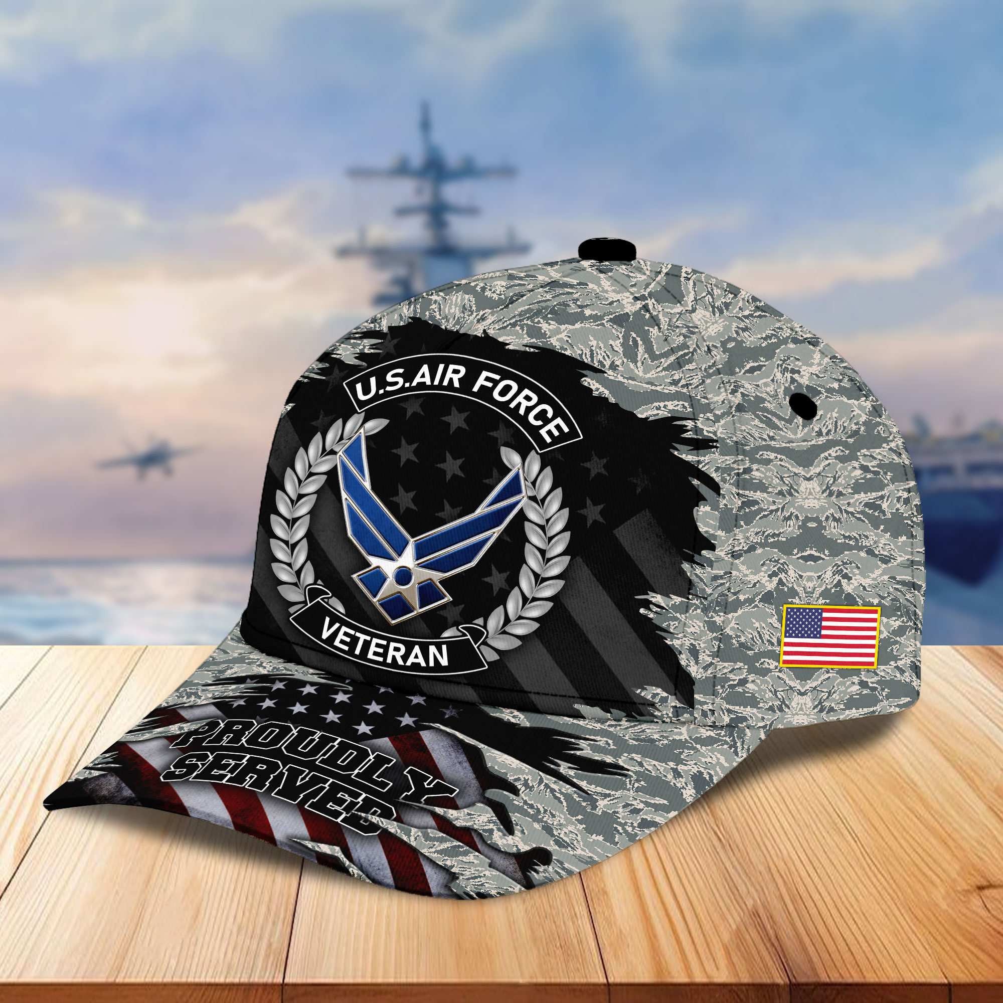 Premium US Veterans Cap, Gifts For Dad, For Husband Veteran APHN070812