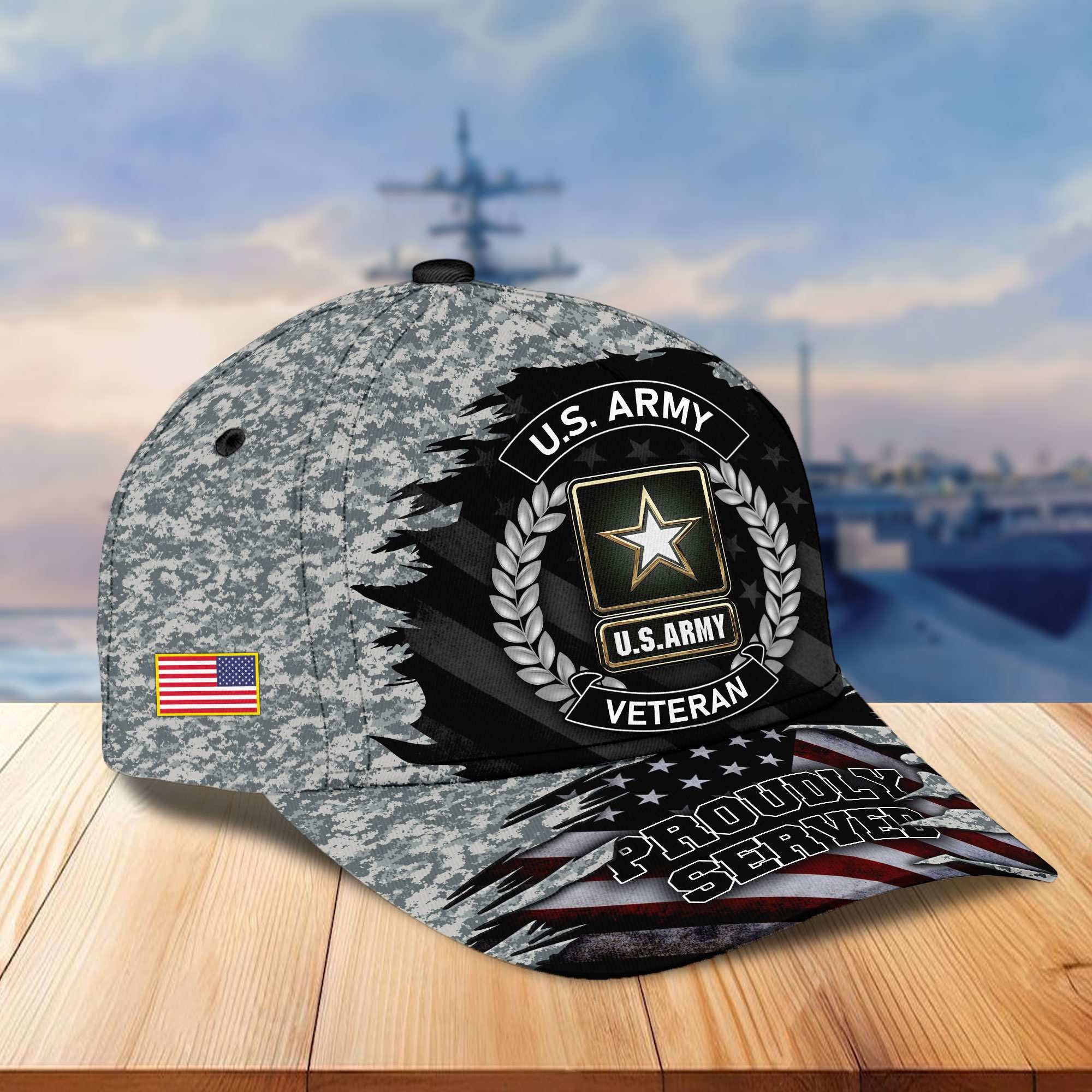 Premium US Veterans Cap, Gifts For Dad, For Husband Veteran APHN070812