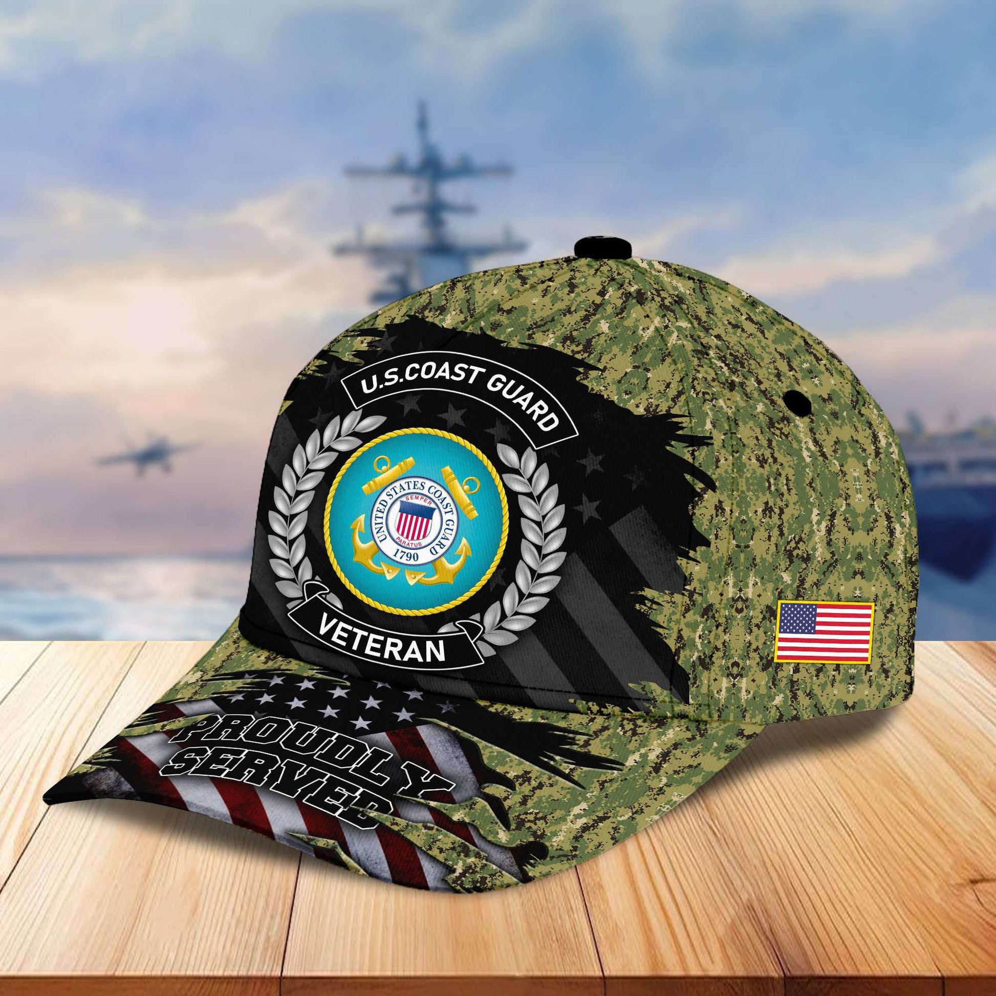 Premium US Veterans Cap, Gifts For Dad, For Husband Veteran APHN070812