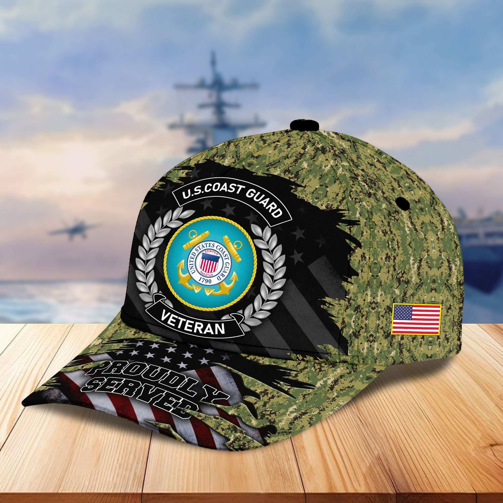 Premium US Veterans Cap, Gifts For Dad, For Husband Veteran APHN070812