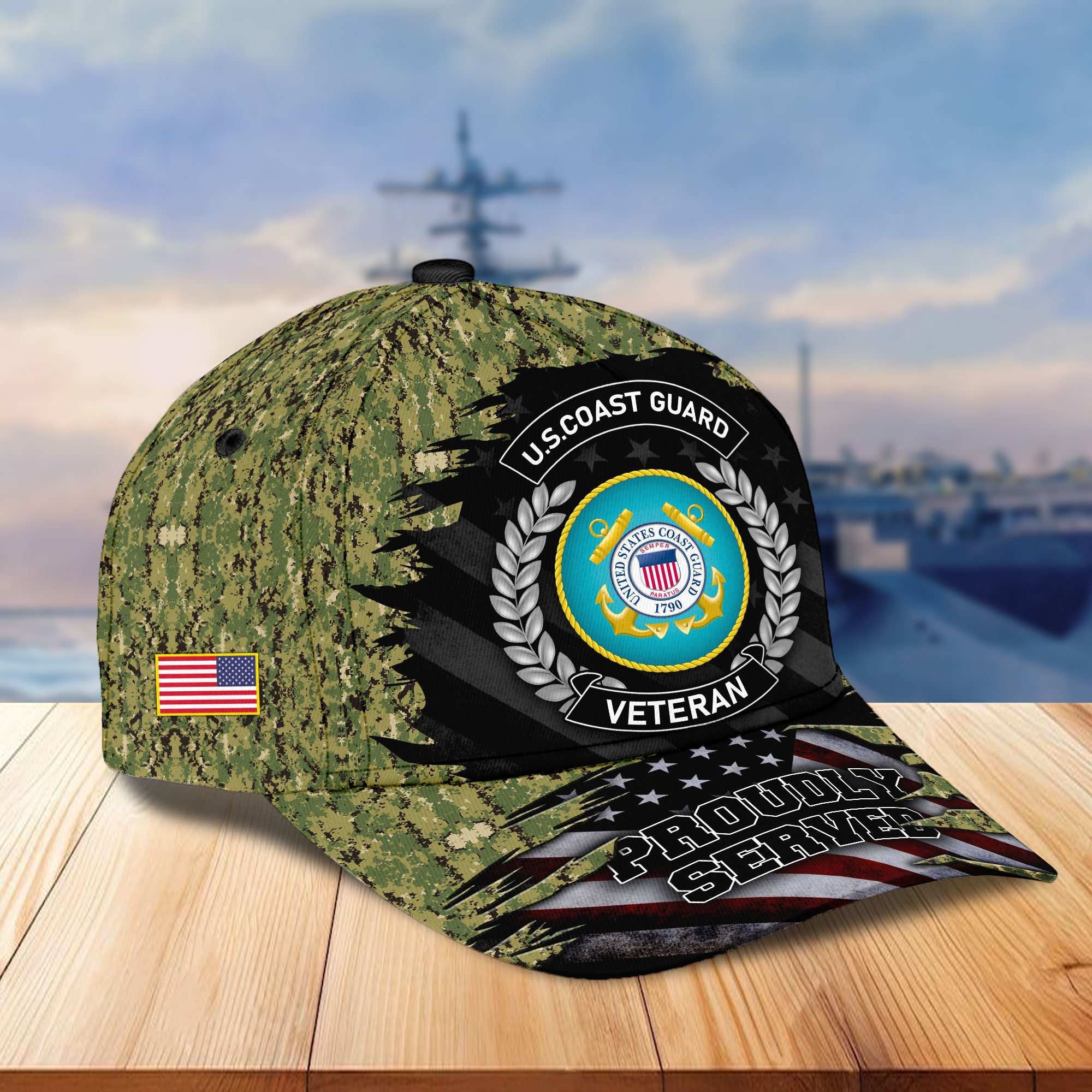 Premium US Veterans Cap, Gifts For Dad, For Husband Veteran APHN070812