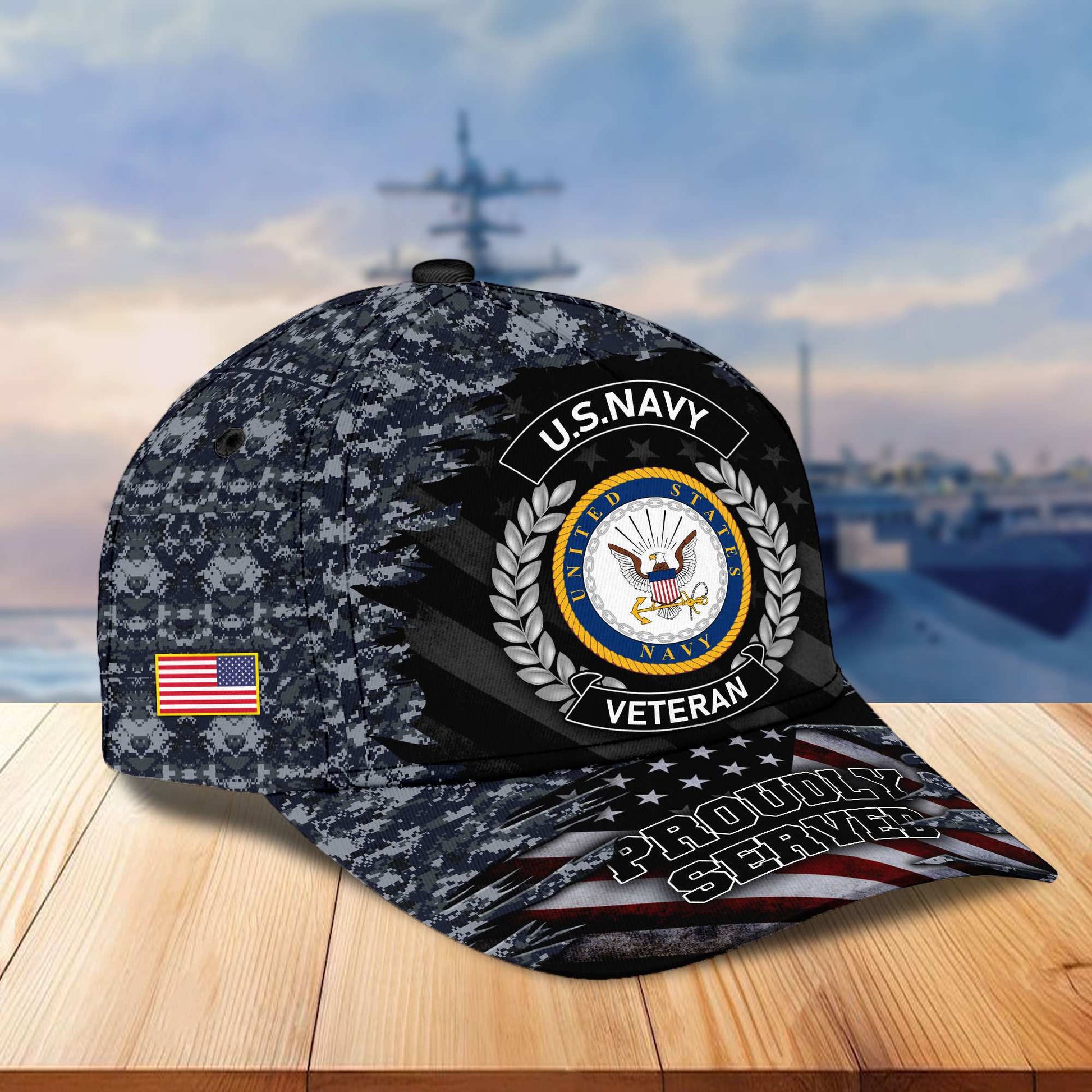 Premium US Veterans Cap, Gifts For Dad, For Husband Veteran APHN070812