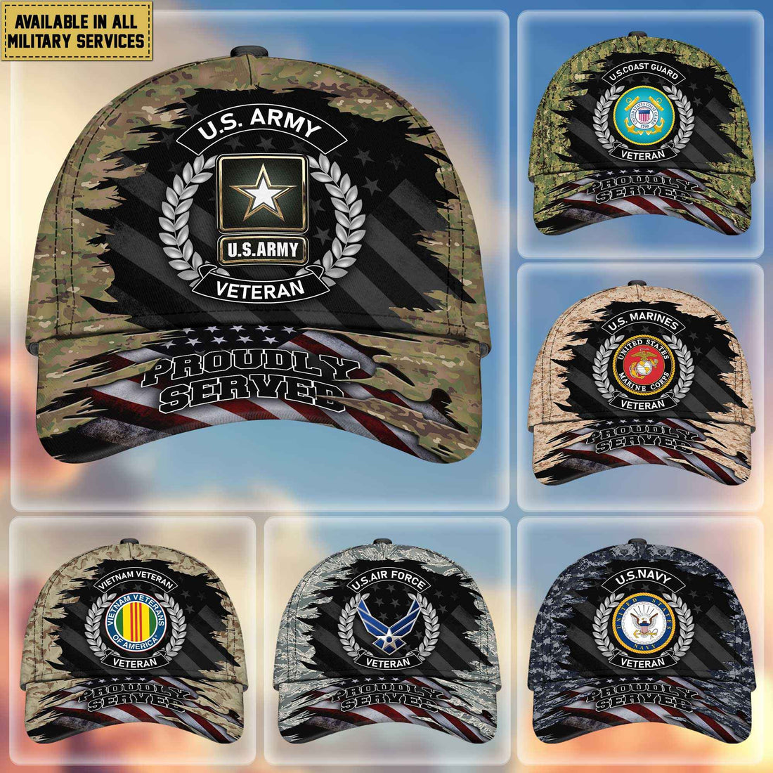 Premium US Veterans Cap, Gifts For Dad, For Husband Veteran APHN070812