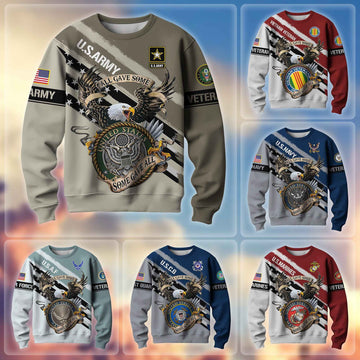 Premium Honoring All Who Served US Veterans Sweatshirt APVC161101