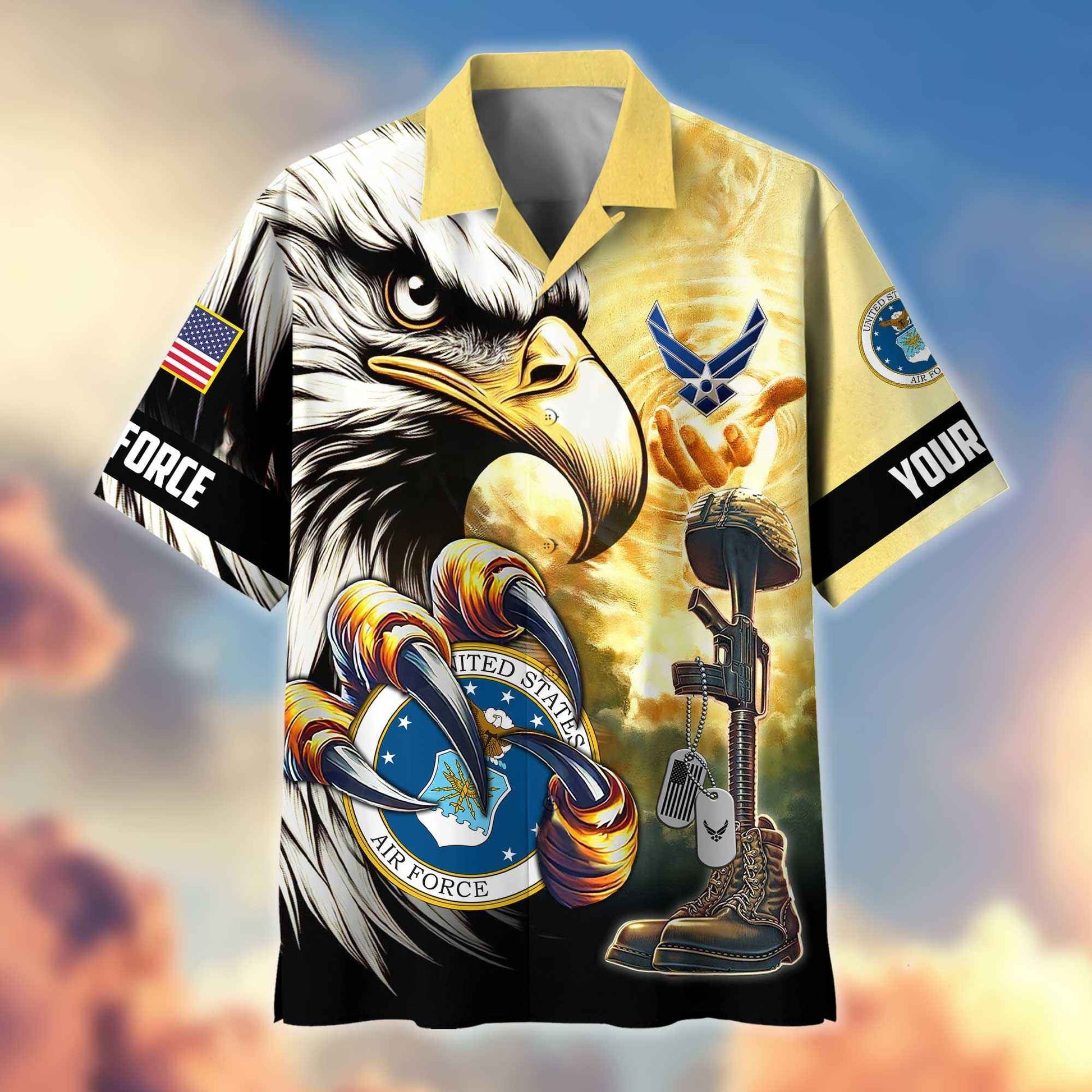 Premium Personalized Honoring All Who Served US Veterans Hawaiian Shirt APHN020813