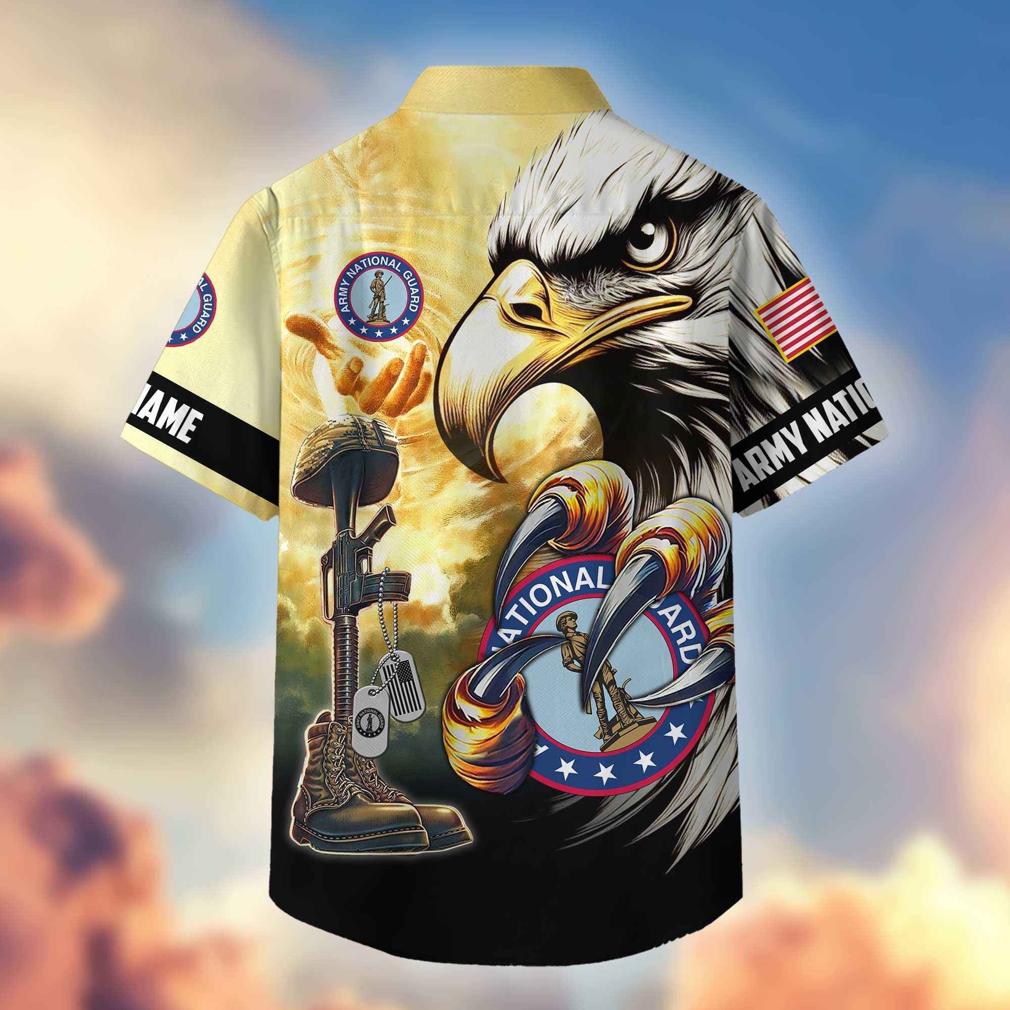 Premium Personalized Honoring All Who Served US Veterans Hawaiian Shirt APHN020813