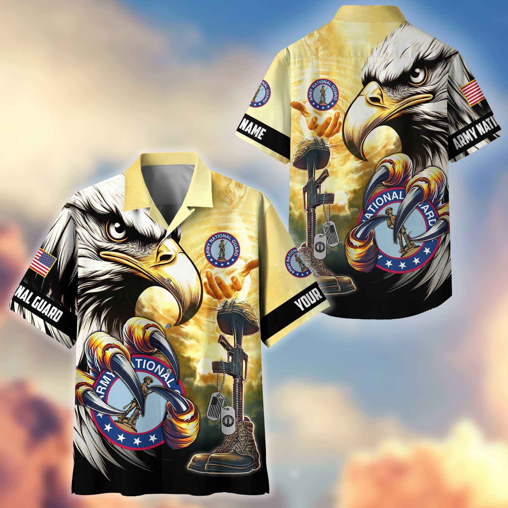 Premium Personalized Honoring All Who Served US Veterans Hawaiian Shirt APHN020813