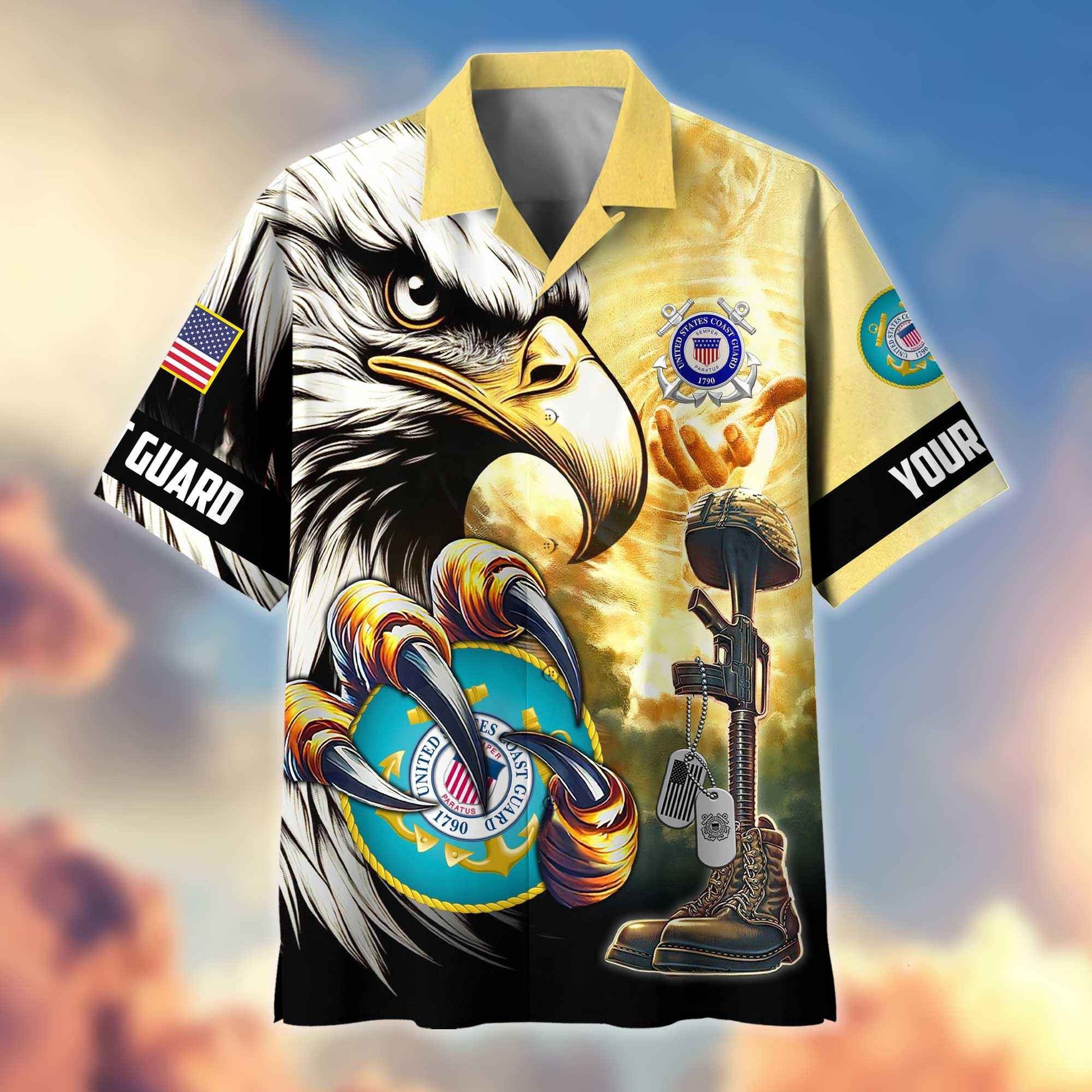 Premium Personalized Honoring All Who Served US Veterans Hawaiian Shirt APHN020813