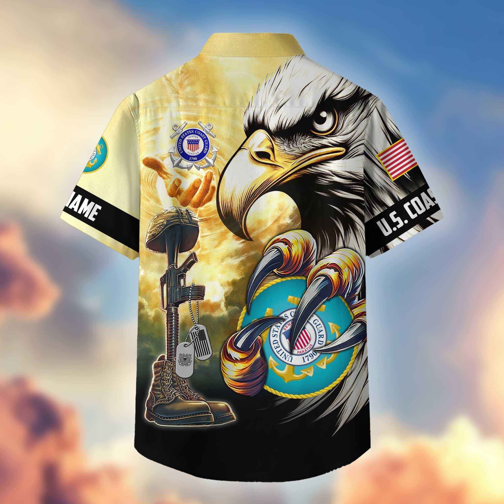 Premium Personalized Honoring All Who Served US Veterans Hawaiian Shirt APHN020813