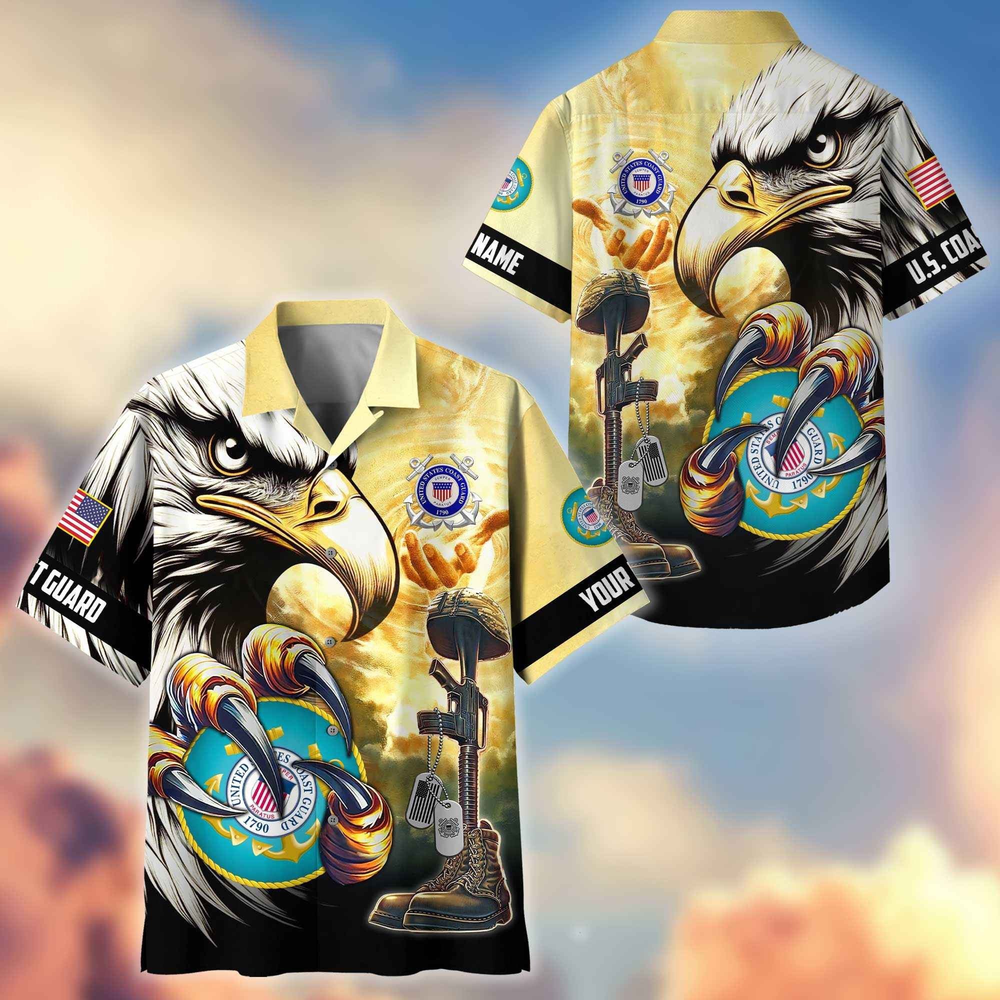 Premium Personalized Honoring All Who Served US Veterans Hawaiian Shirt APHN020813