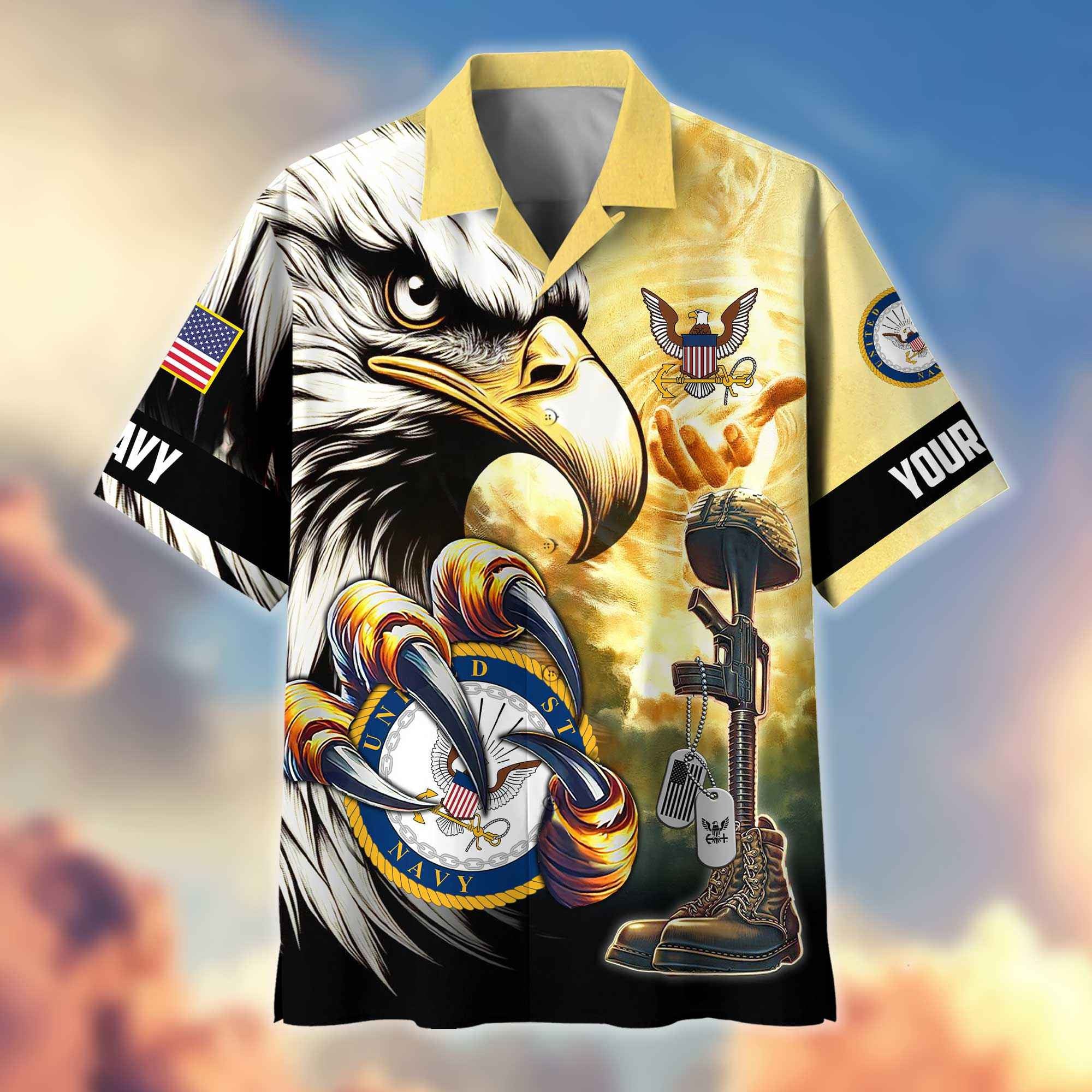 Premium Personalized Honoring All Who Served US Veterans Hawaiian Shirt APHN020813