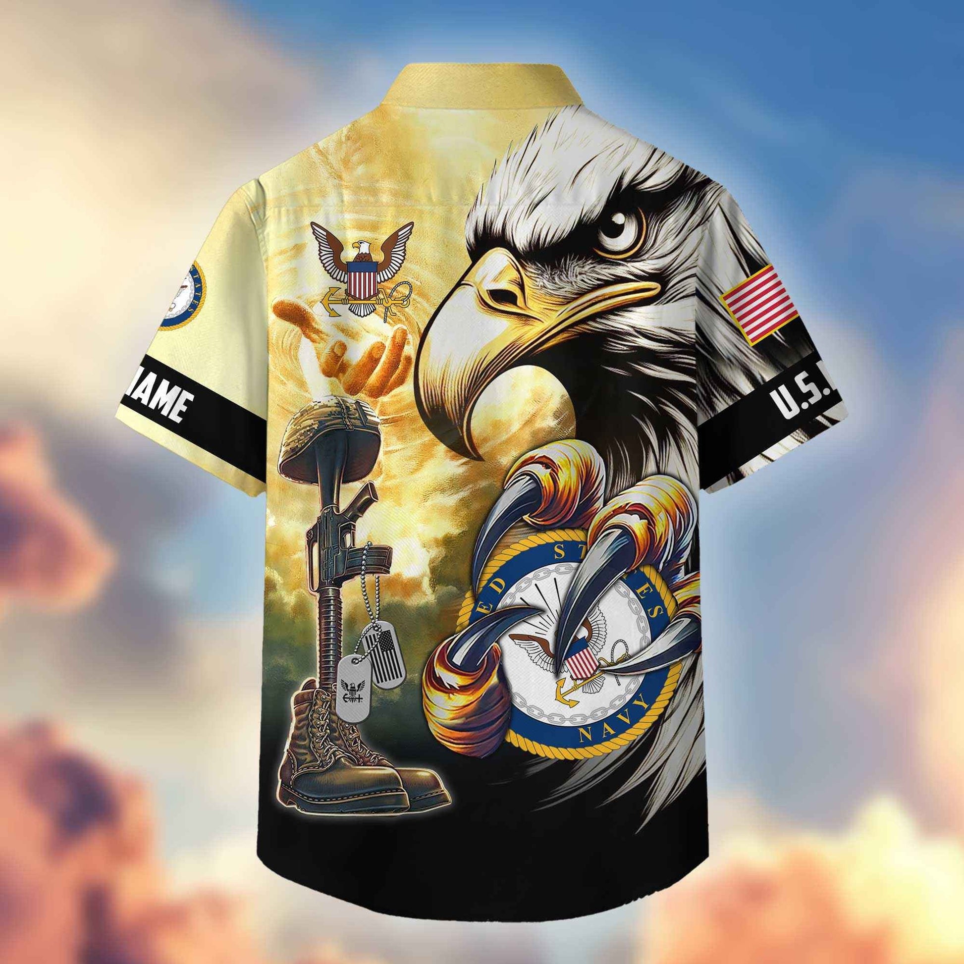 Premium Personalized Honoring All Who Served US Veterans Hawaiian Shirt APHN020813