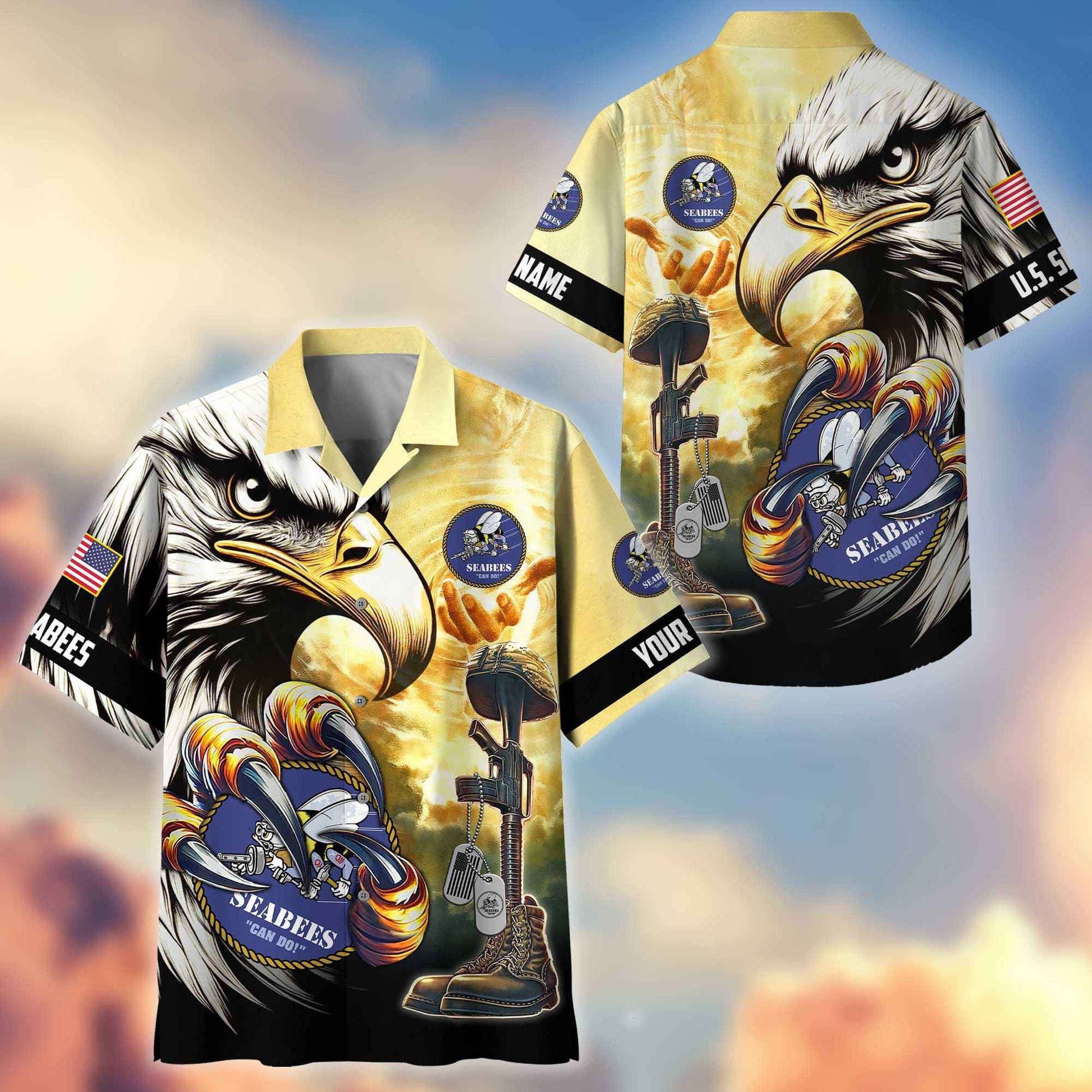 Premium Personalized Honoring All Who Served US Veterans Hawaiian Shirt APHN020813