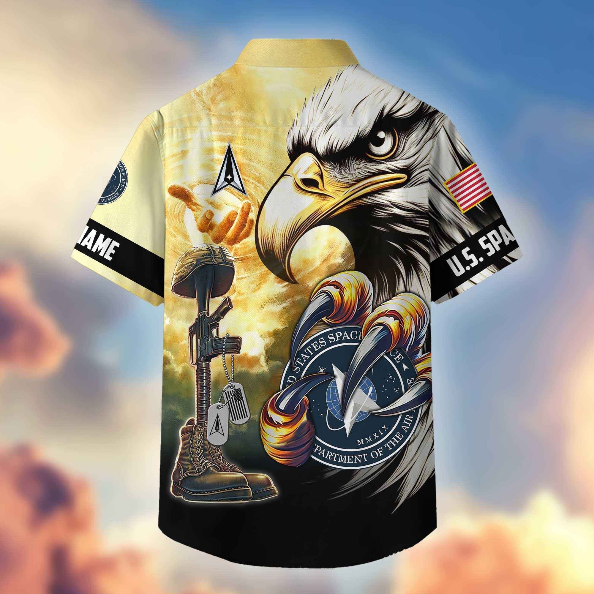 Premium Personalized Honoring All Who Served US Veterans Hawaiian Shirt APHN020813