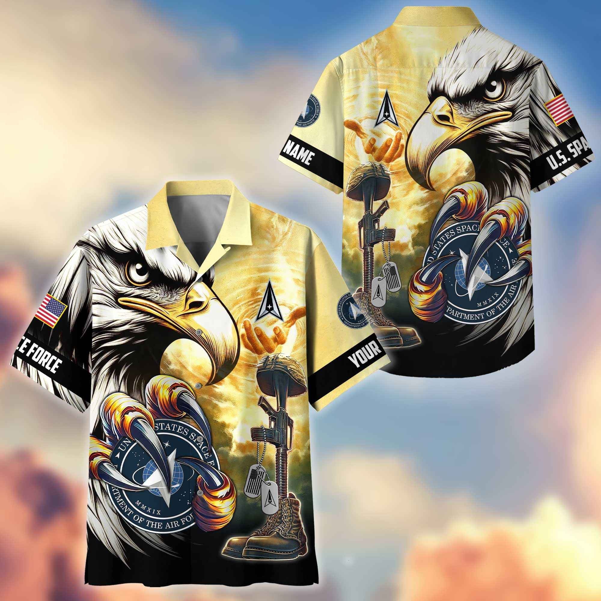 Premium Personalized Honoring All Who Served US Veterans Hawaiian Shirt APHN020813