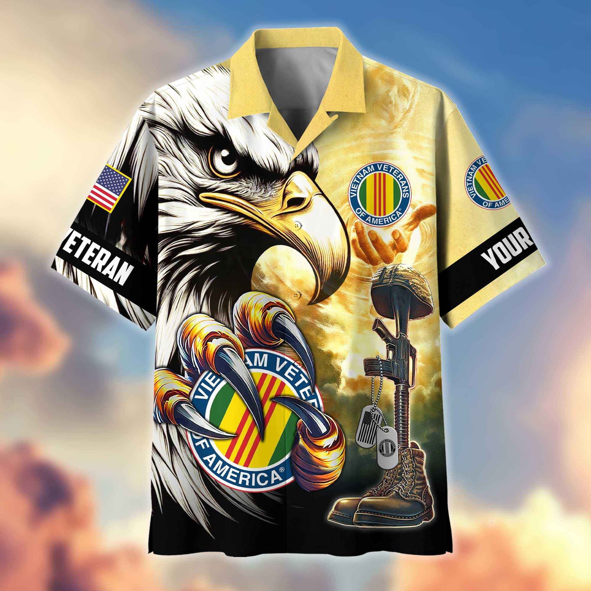 Premium Personalized Honoring All Who Served US Veterans Hawaiian Shirt APHN020813