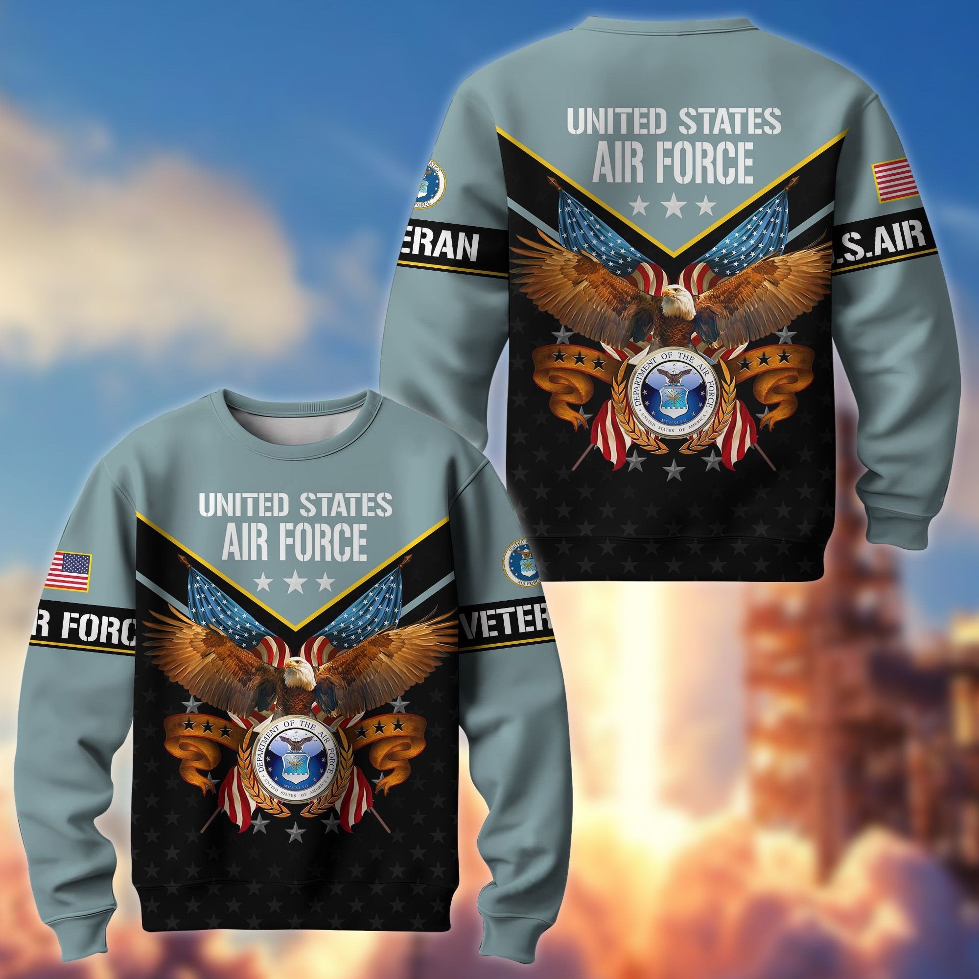 Premium American Pride US Veterans Sweatshirt APVC230101