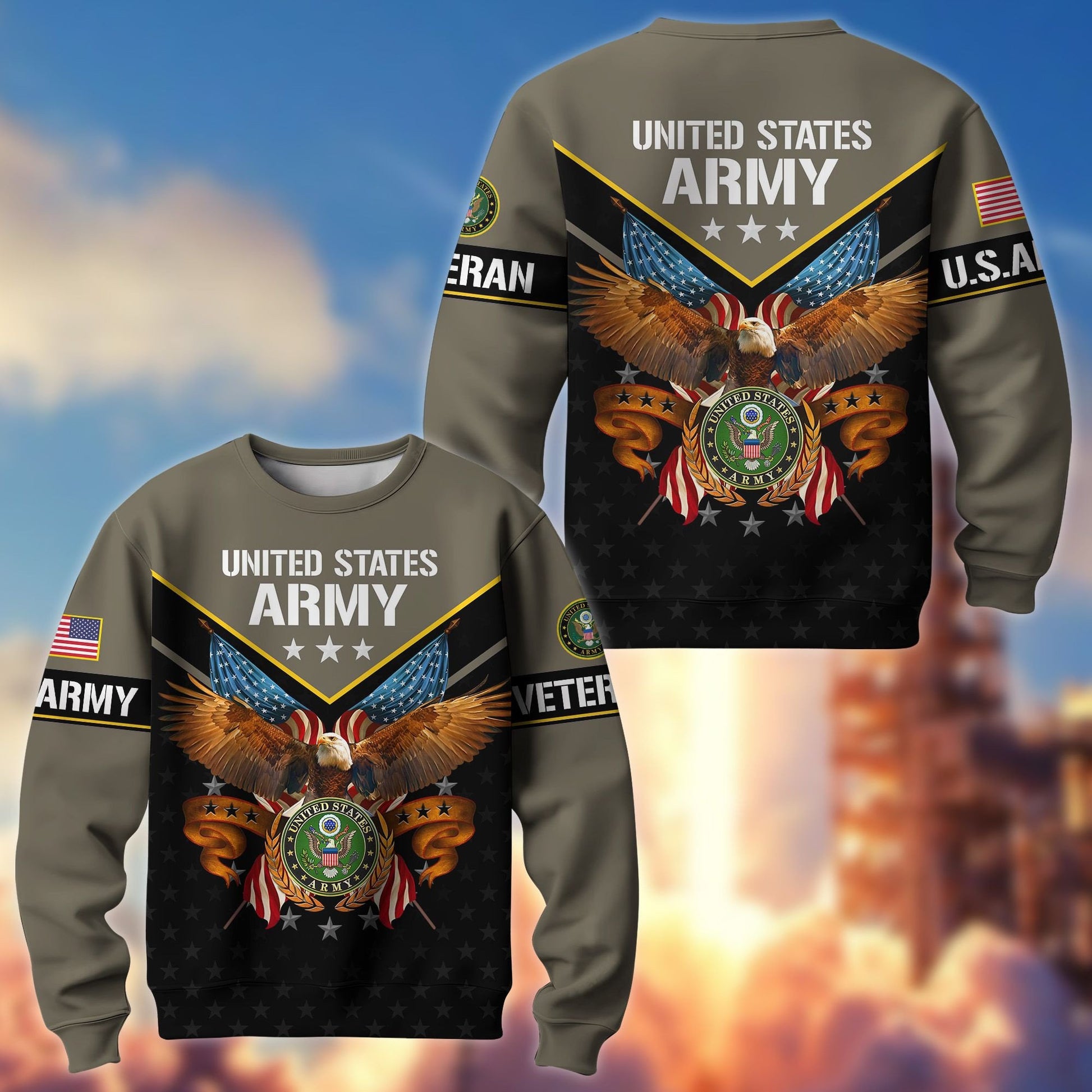 Premium American Pride US Veterans Sweatshirt APVC230101