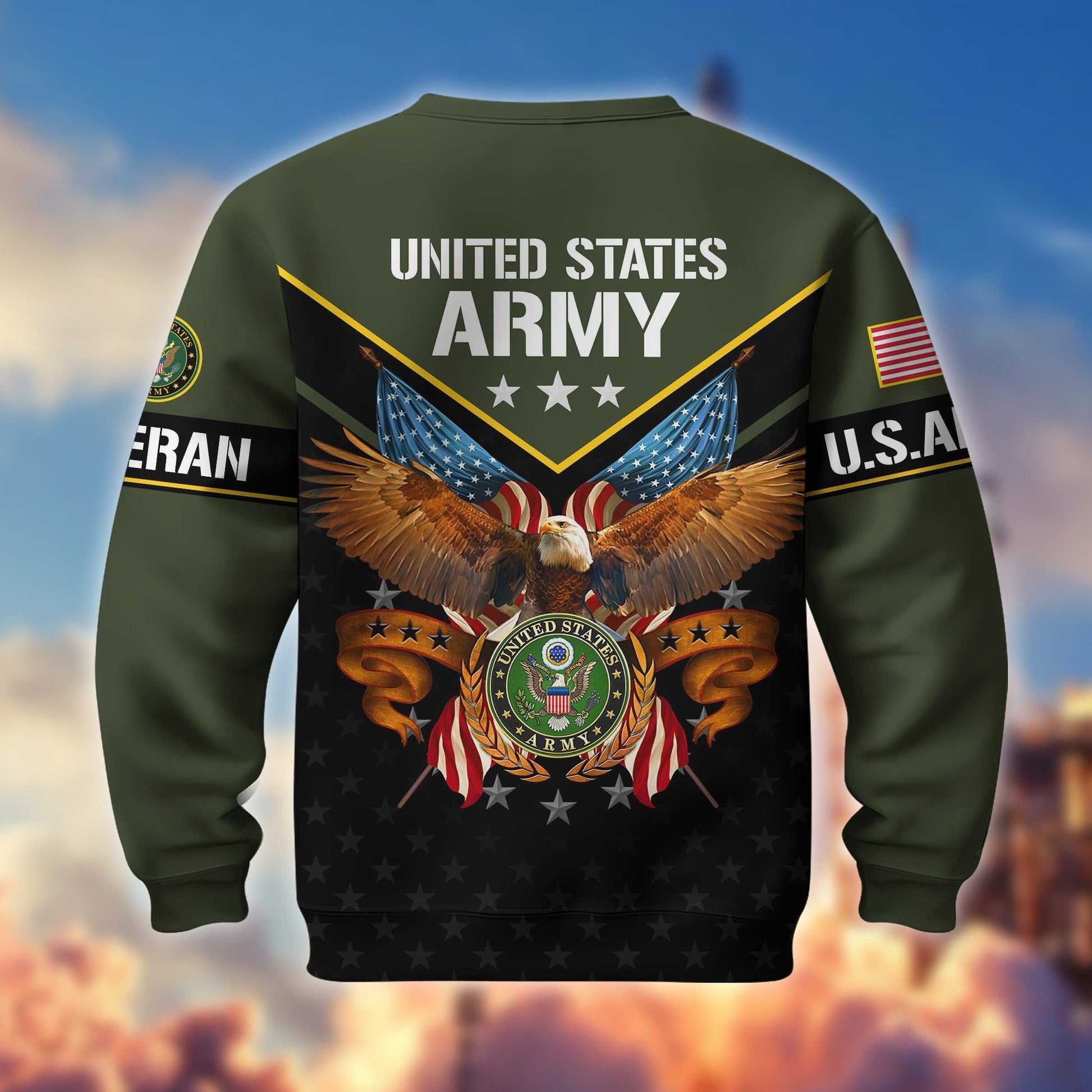 Premium American Pride US Veterans Sweatshirt APVC230101