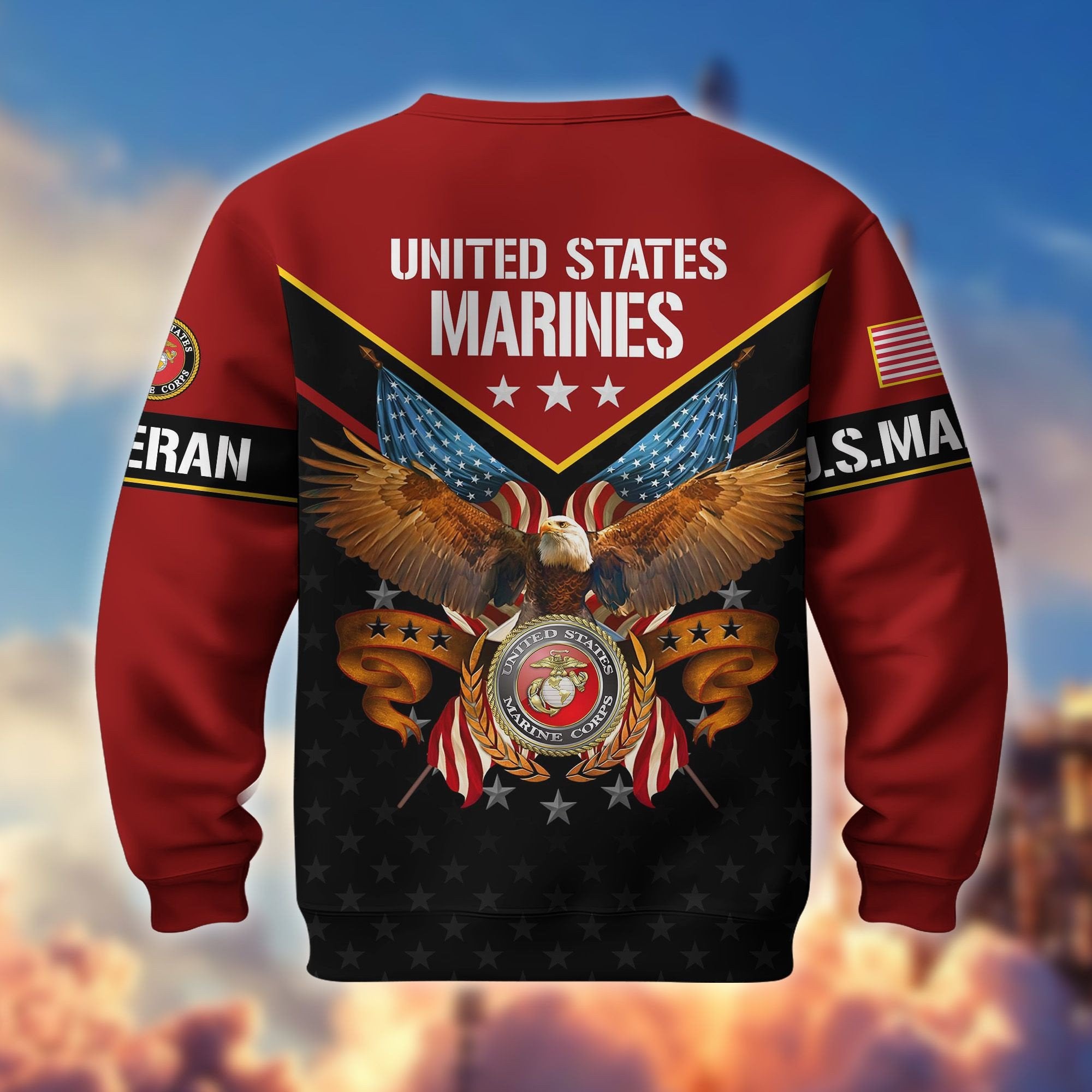 Premium American Pride US Veterans Sweatshirt APVC230101