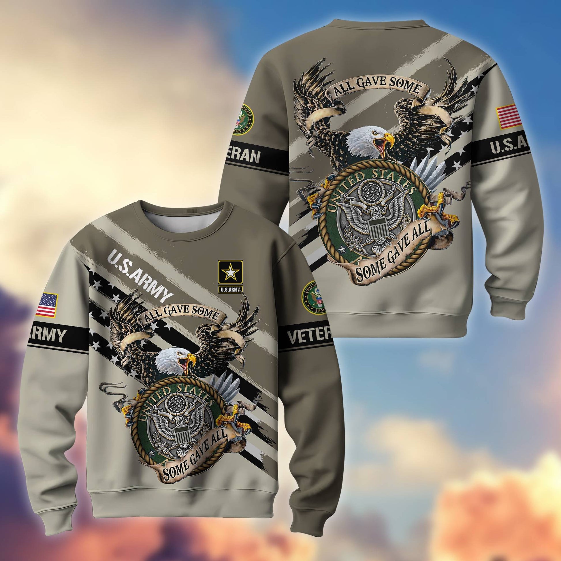 Premium Honoring All Who Served US Veterans Sweatshirt APVC161101