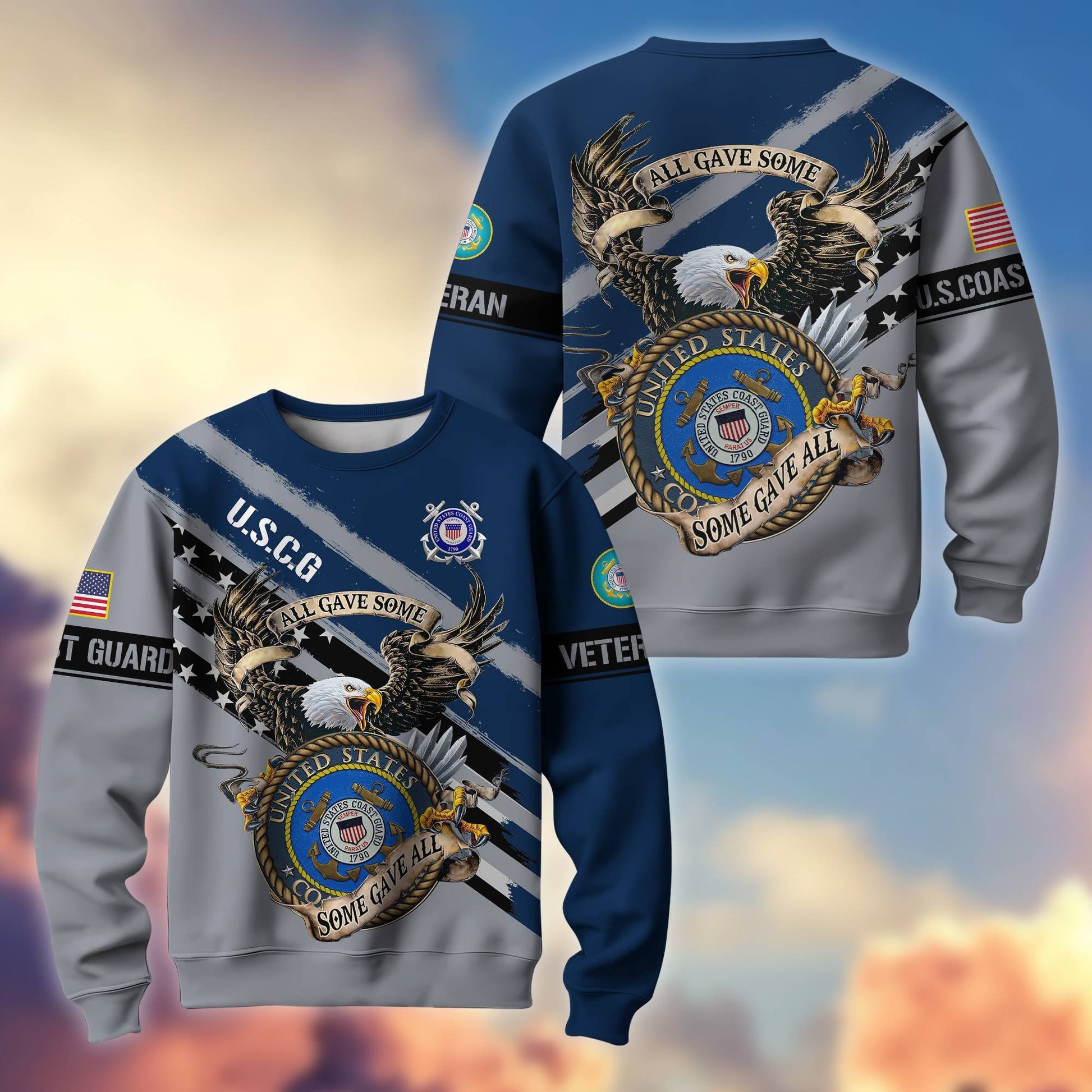 Premium Honoring All Who Served US Veterans Sweatshirt APVC161101
