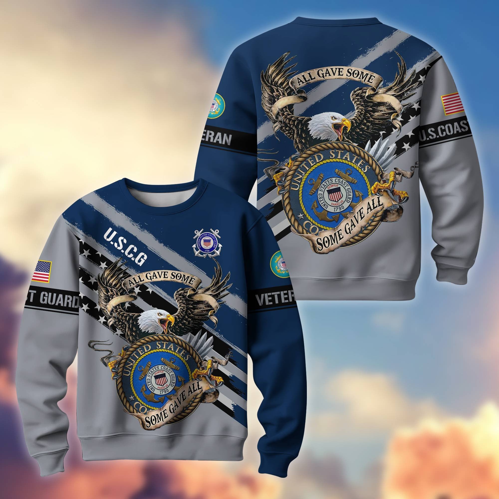 Premium Honoring All Who Served US Veterans Sweatshirt APVC161101