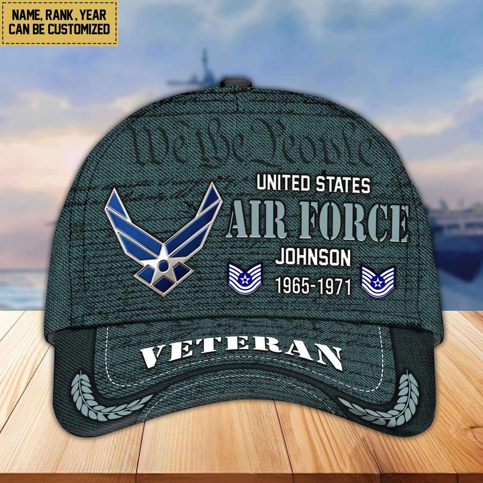Premium Personalized Proudly Served US Veterans Cap, Gifts For Dad, Gifts For Husband Veteran APHN080811