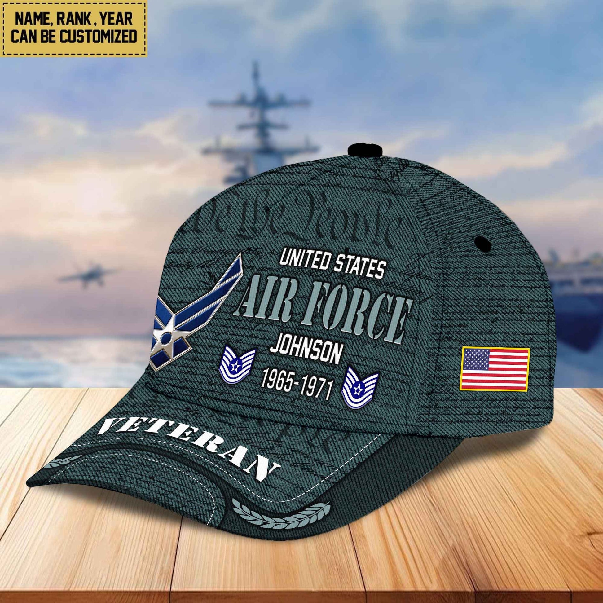 Premium Personalized Proudly Served US Veterans Cap, Gifts For Dad, Gifts For Husband Veteran APHN080811