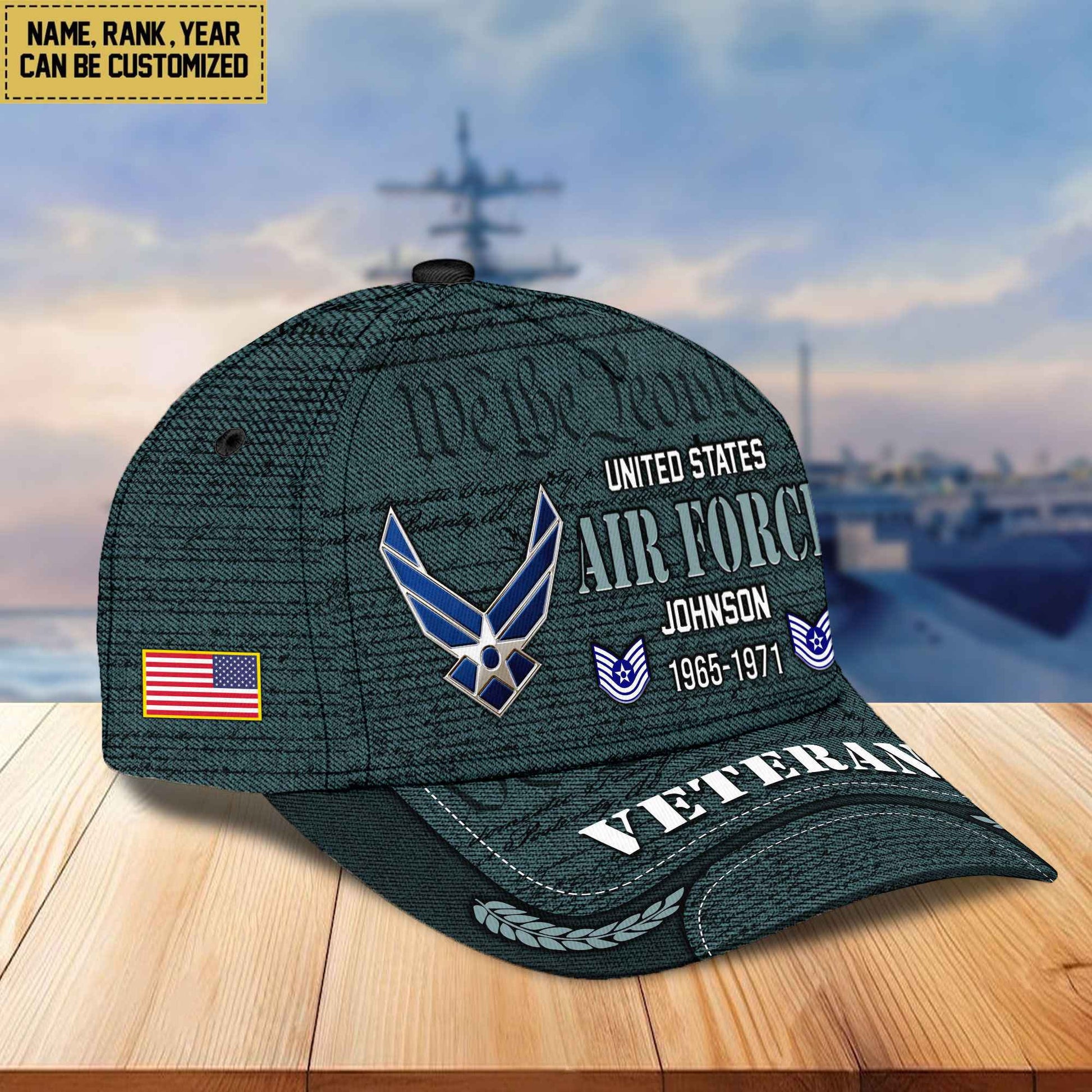 Premium Personalized Proudly Served US Veterans Cap, Gifts For Dad, Gifts For Husband Veteran APHN080811