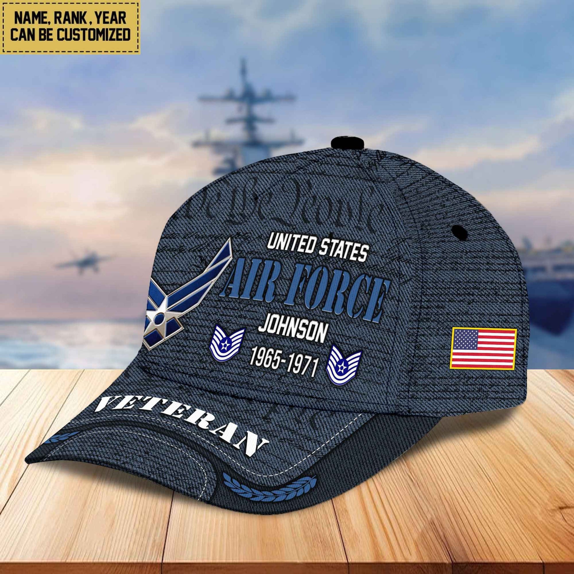 Premium Personalized Proudly Served US Veterans Cap, Gifts For Dad, Gifts For Husband Veteran APHN080811