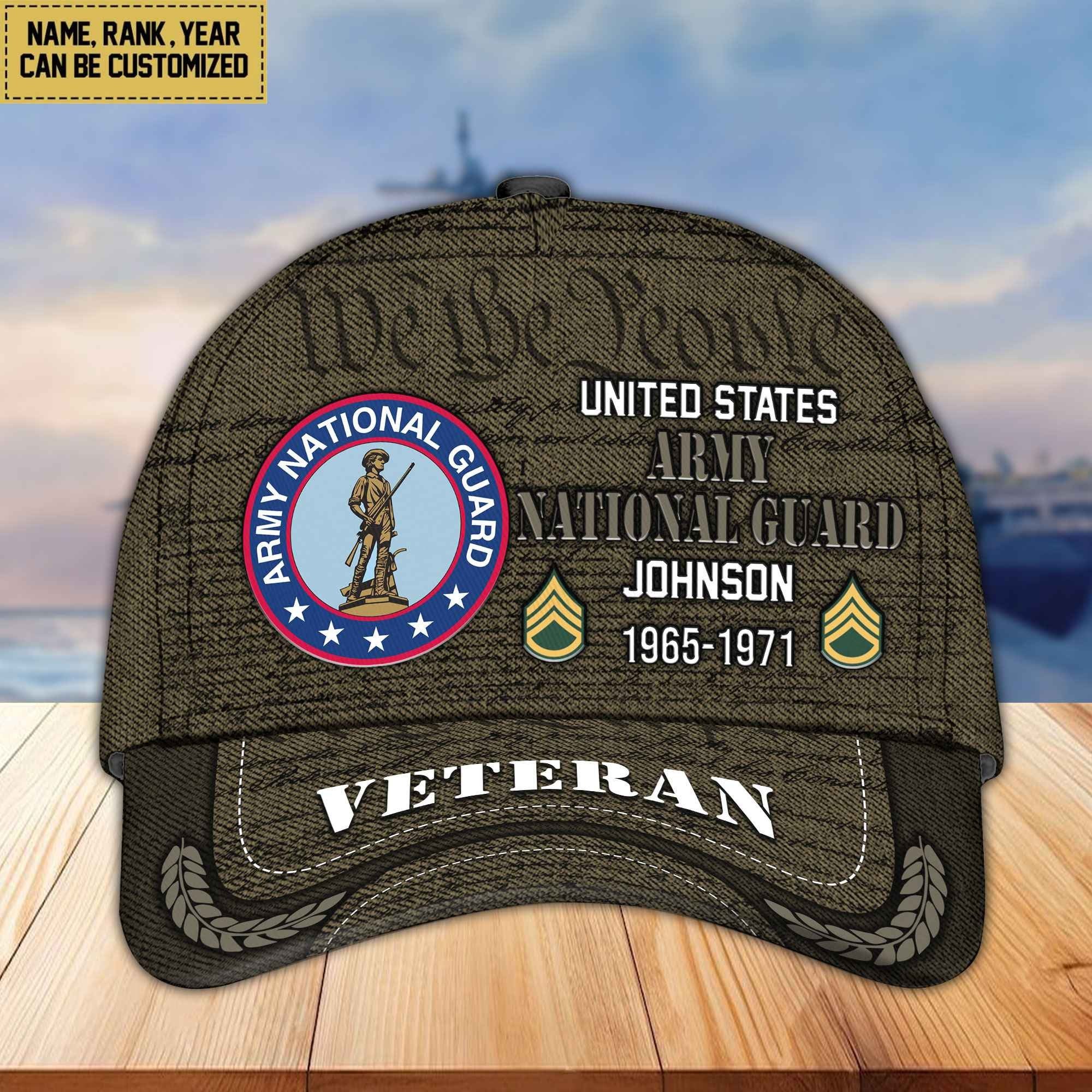Premium Personalized Proudly Served US Veterans Cap, Gifts For Dad, Gifts For Husband Veteran APHN080811