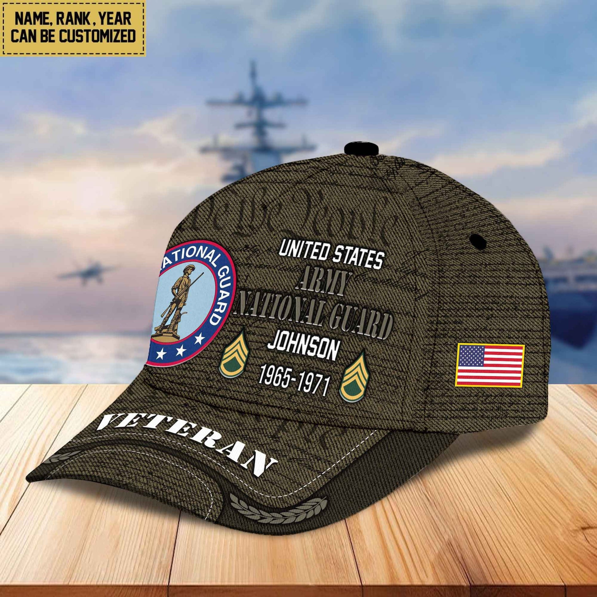Premium Personalized Proudly Served US Veterans Cap, Gifts For Dad, Gifts For Husband Veteran APHN080811