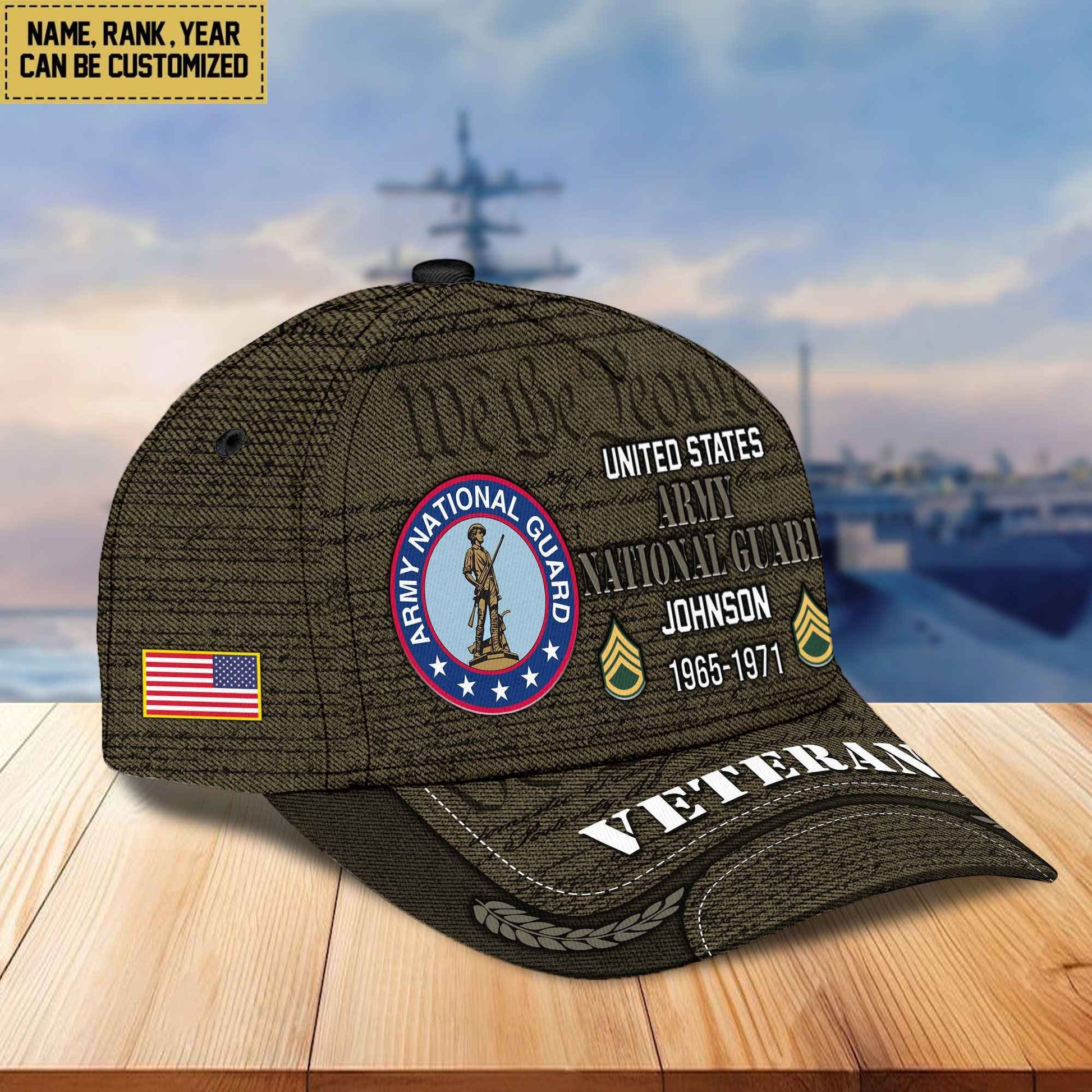 Premium Personalized Proudly Served US Veterans Cap, Gifts For Dad, Gifts For Husband Veteran APHN080811