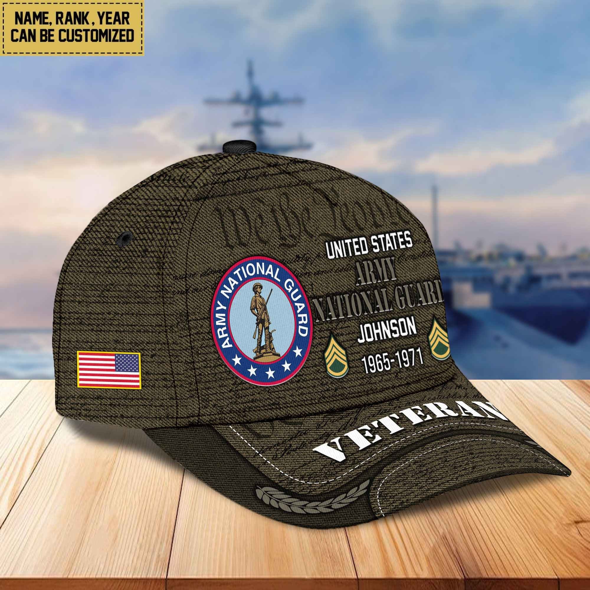 Premium Personalized Proudly Served US Veterans Cap, Gifts For Dad, Gifts For Husband Veteran APHN080811