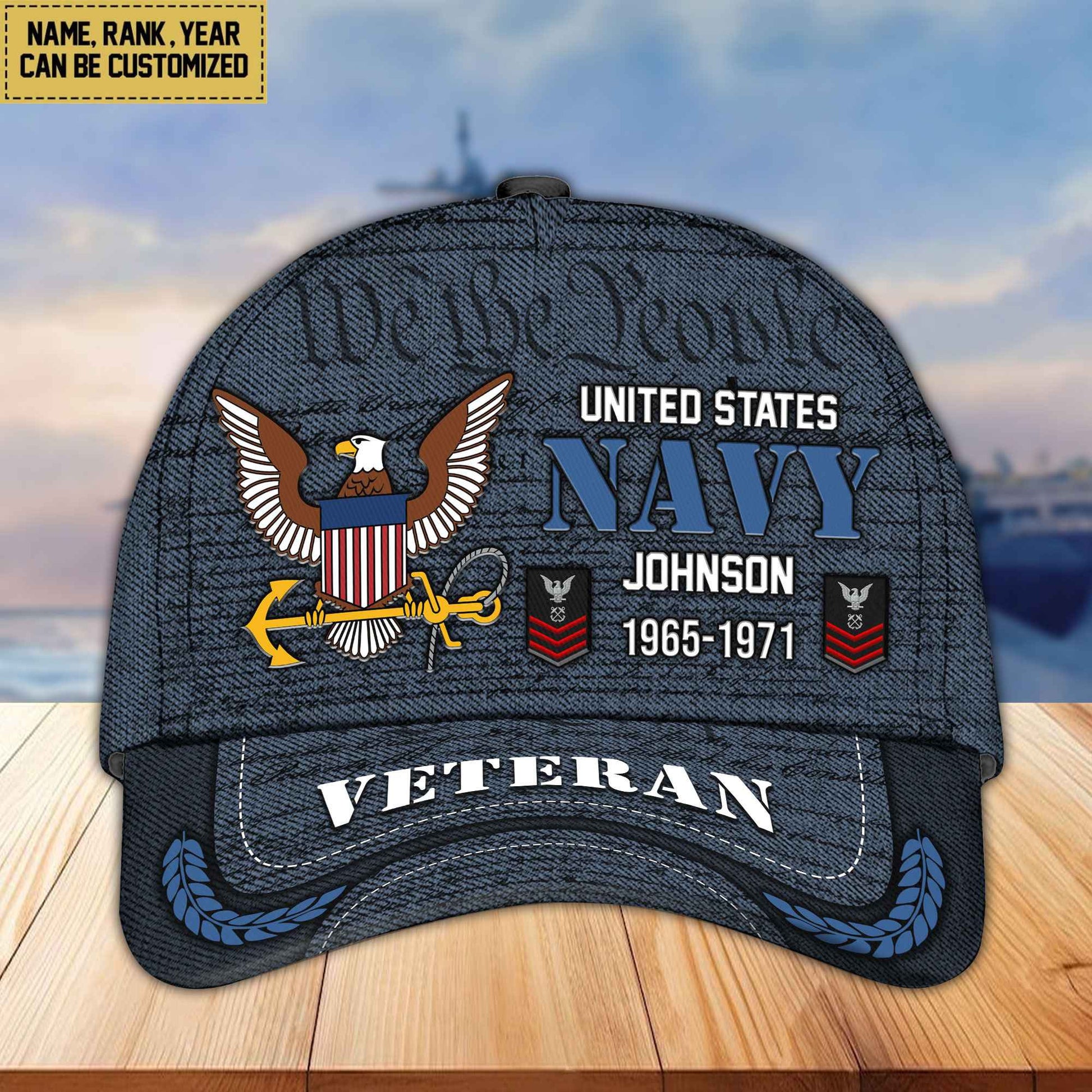 Premium Personalized Proudly Served US Veterans Cap, Gifts For Dad, Gifts For Husband Veteran APHN080811