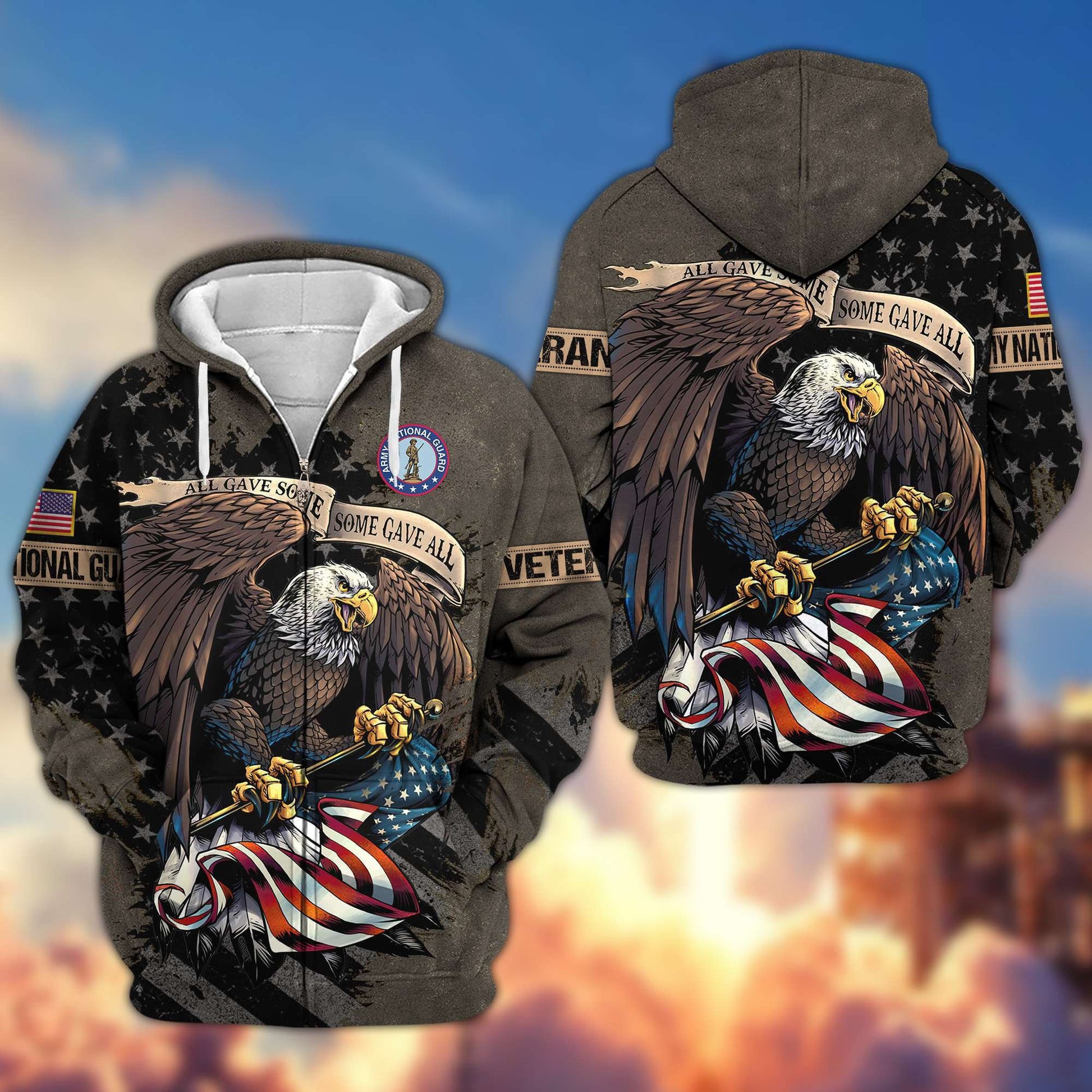 Premium US Veterans Zip Hoodie Gifts For Veterans Day, Gifts For Dad, Gifts For Husband BPVC160802