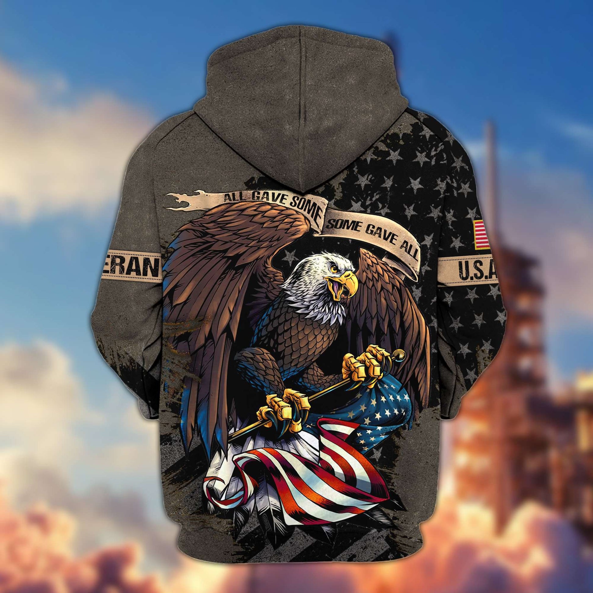 Premium US Veterans Zip Hoodie Gifts For Veterans Day, Gifts For Dad, Gifts For Husband BPVC160802