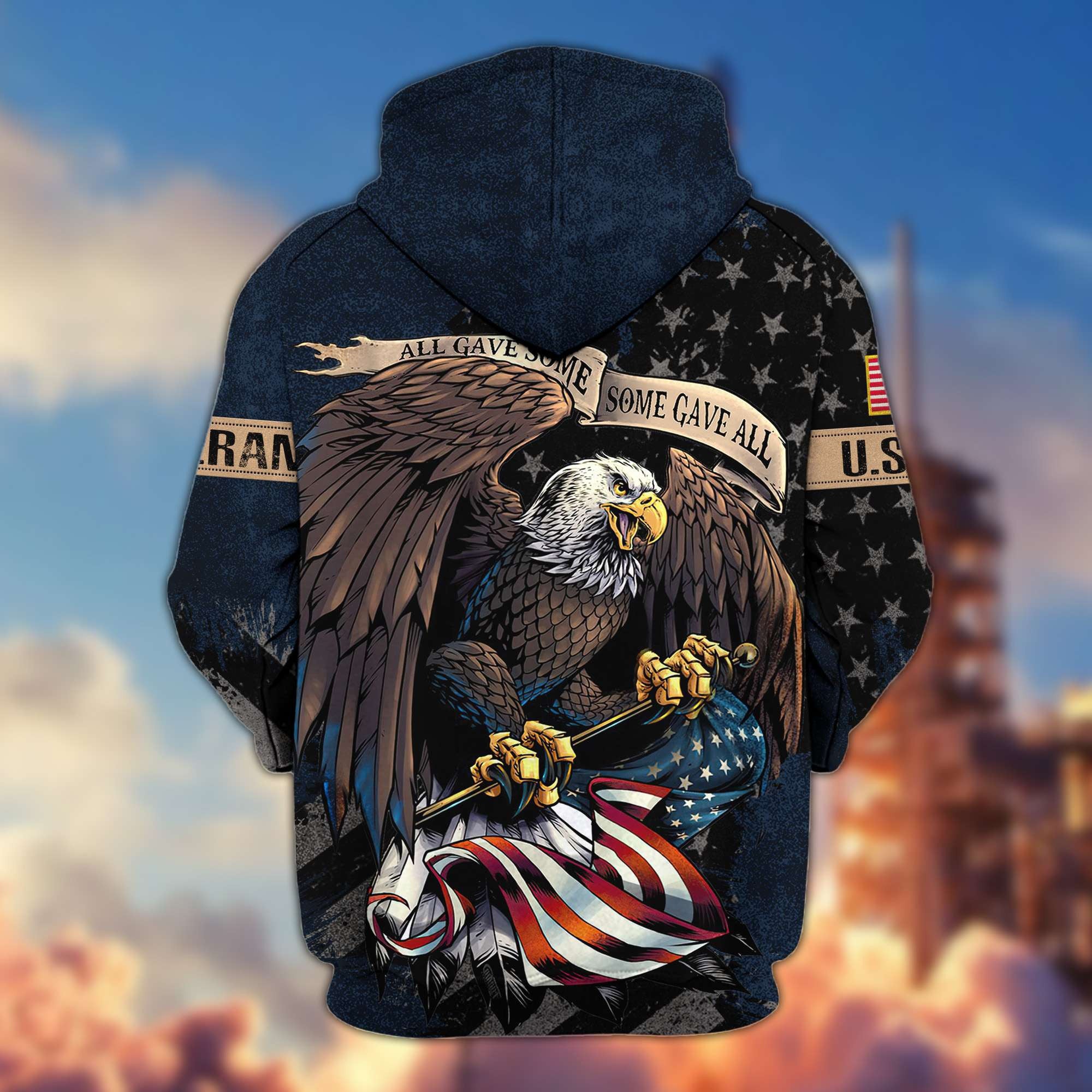 Premium US Veterans Zip Hoodie Gifts For Veterans Day, Gifts For Dad, Gifts For Husband BPVC160802