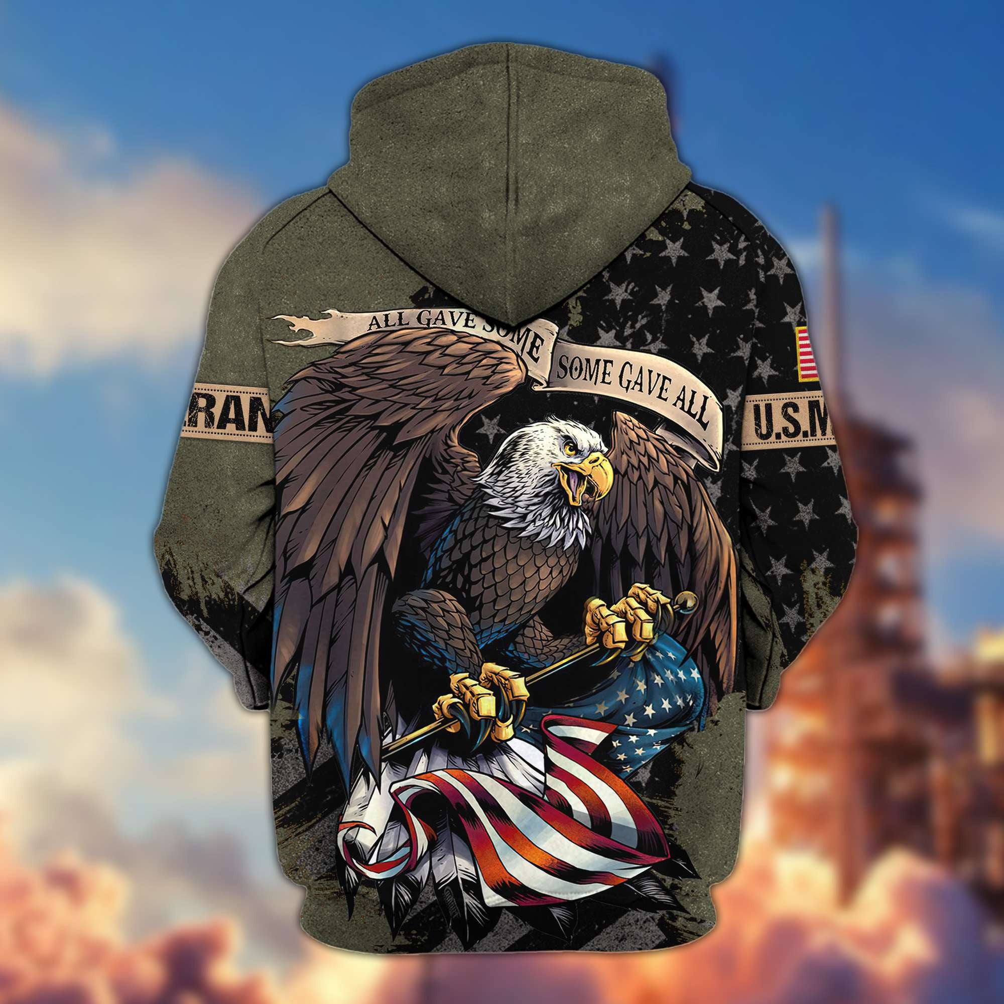 Premium US Veterans Zip Hoodie Gifts For Veterans Day, Gifts For Dad, Gifts For Husband BPVC160802