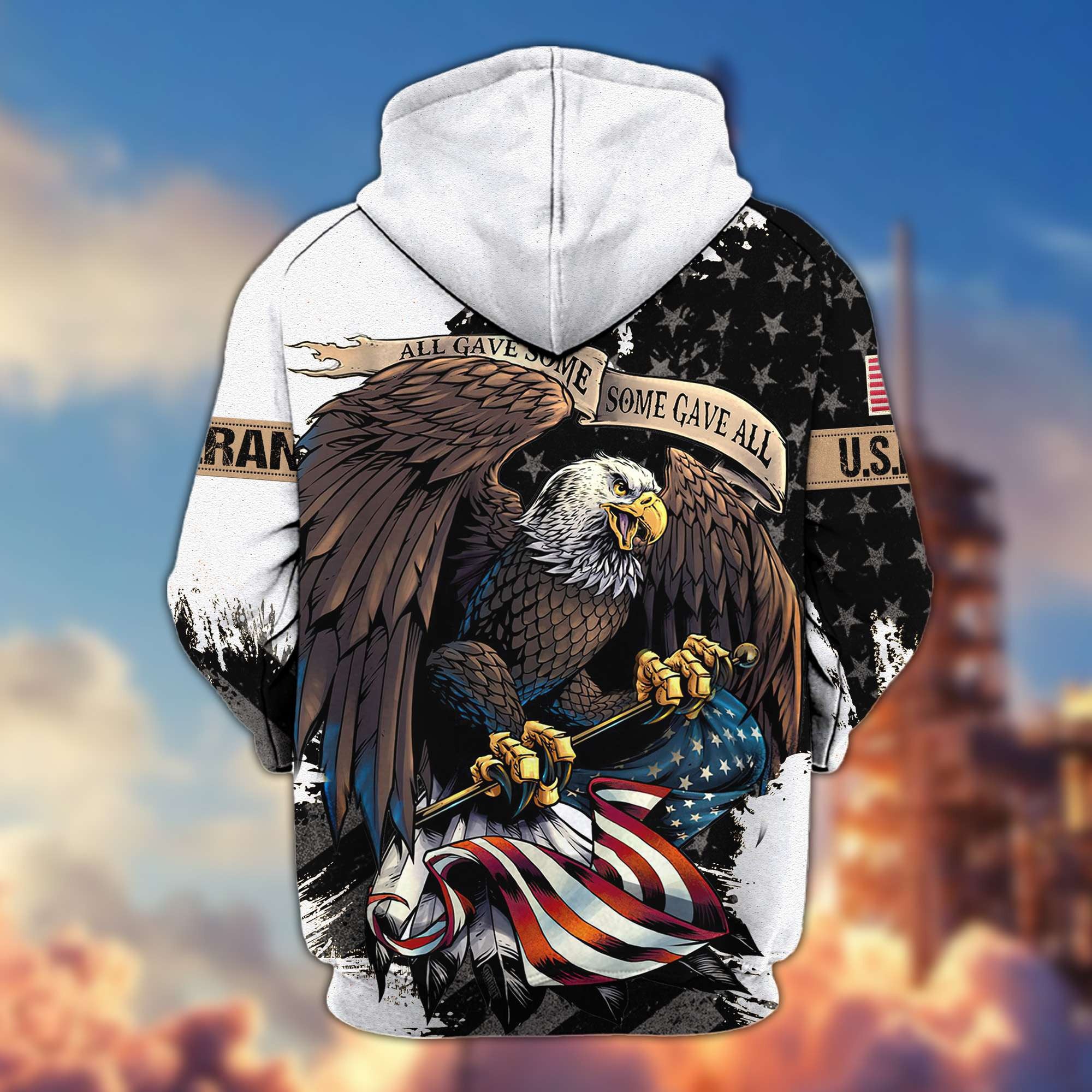 Premium US Veterans Zip Hoodie Gifts For Veterans Day, Gifts For Dad, Gifts For Husband BPVC160802