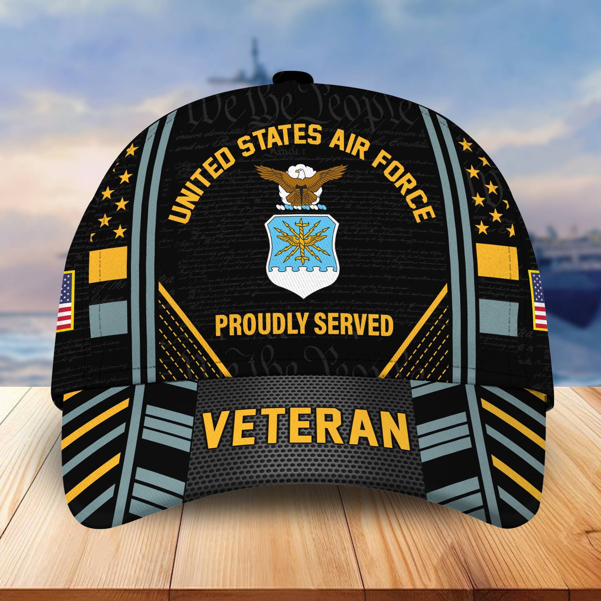 Premium Proudly Served US Veterans Cap, Gifts For Veterans Day BPVC160801