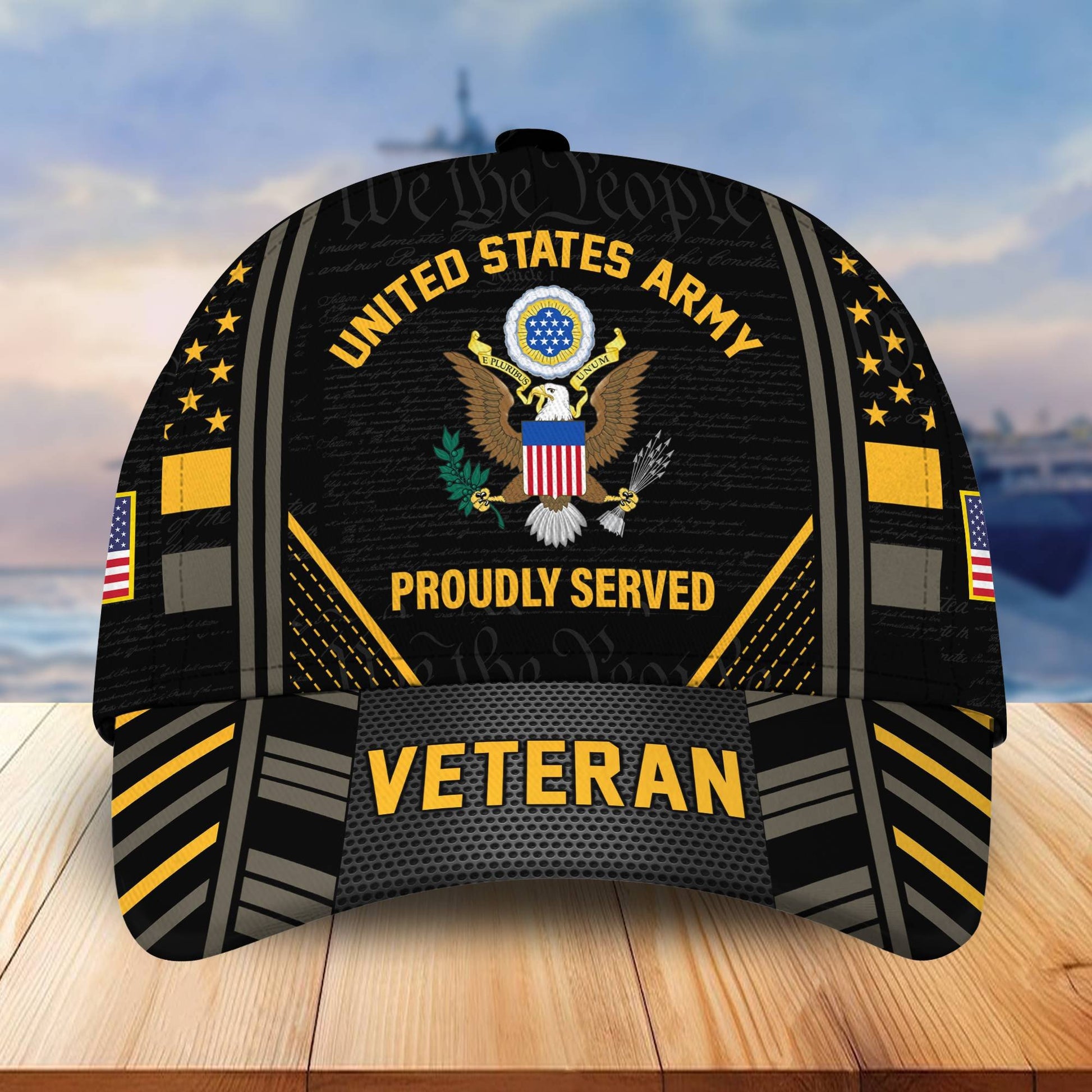 Premium Proudly Served US Veterans Cap, Gifts For Veterans Day BPVC160801