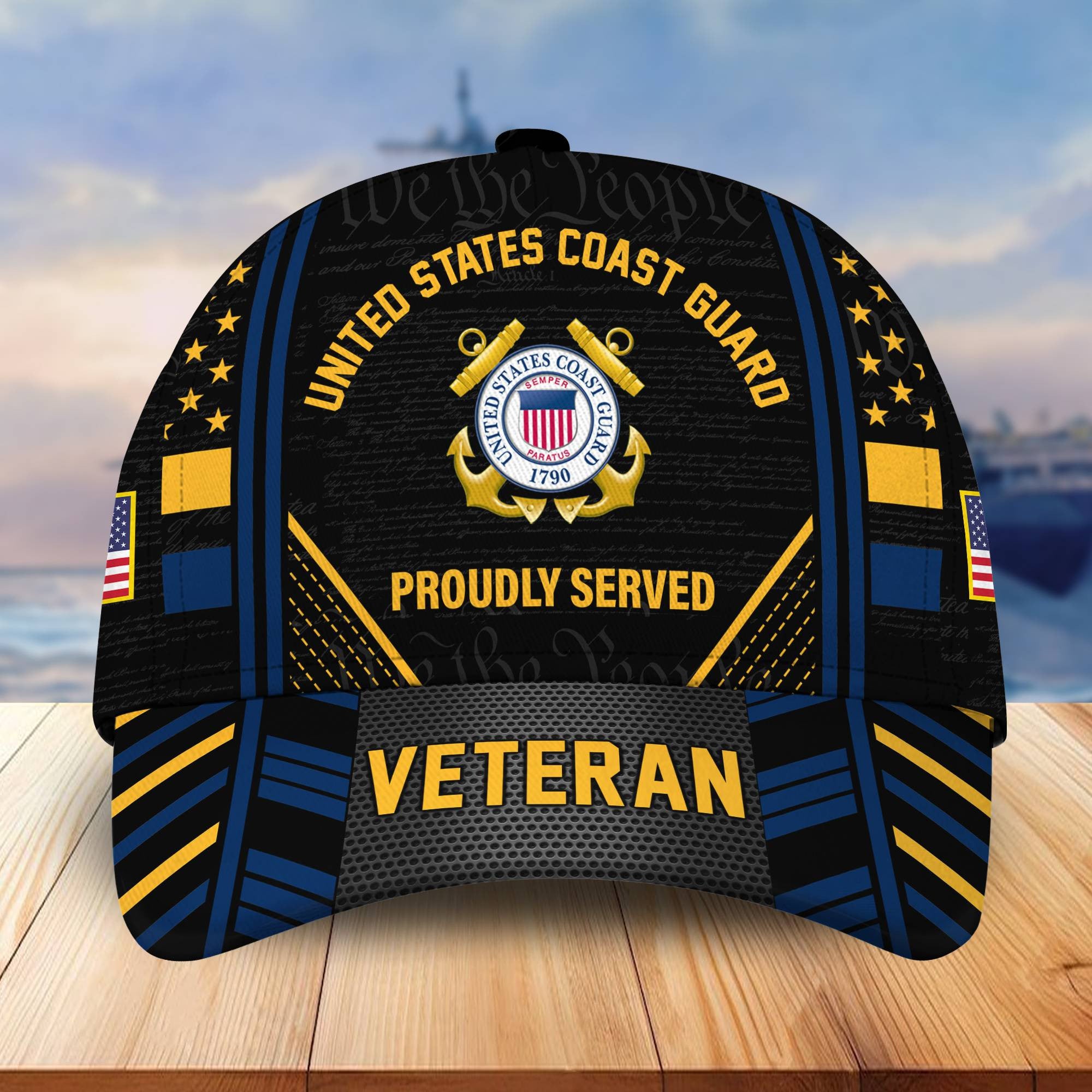 Premium Proudly Served US Veterans Cap, Gifts For Veterans Day BPVC160801