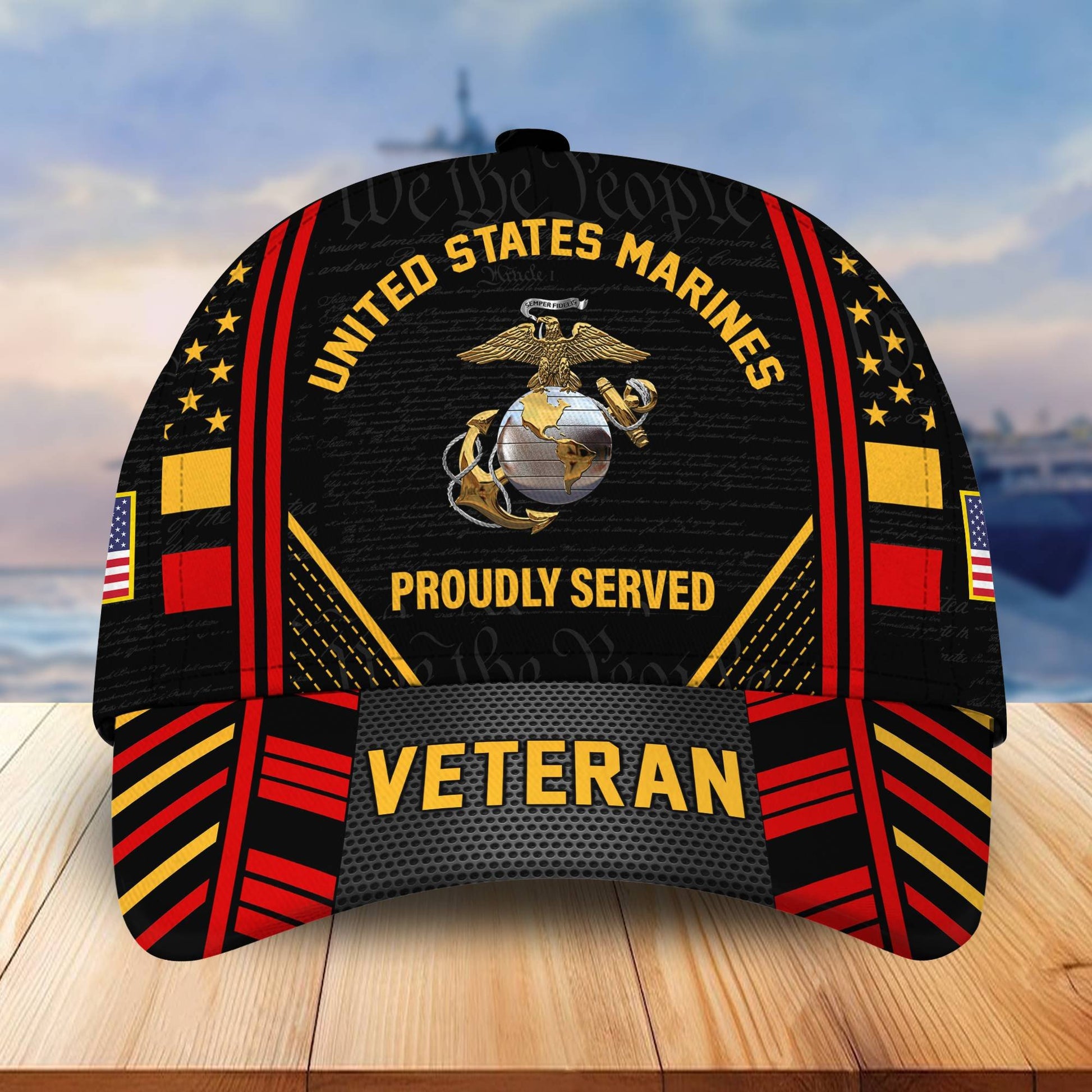 Premium Proudly Served US Veterans Cap, Gifts For Veterans Day BPVC160801