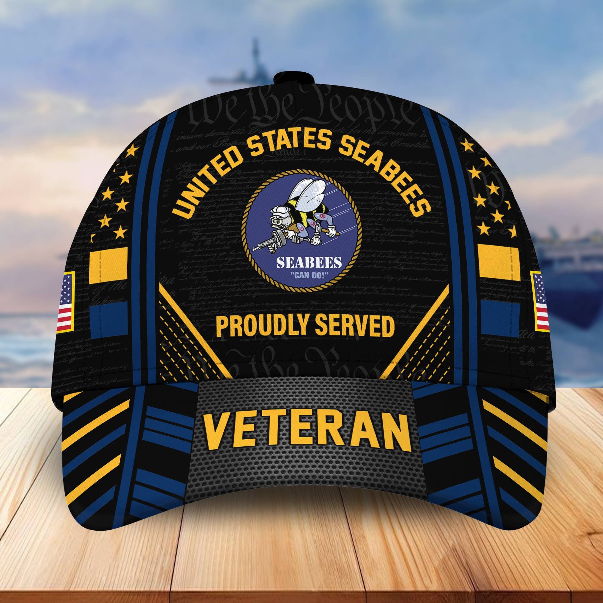 Premium Proudly Served US Veterans Cap, Gifts For Veterans Day BPVC160801