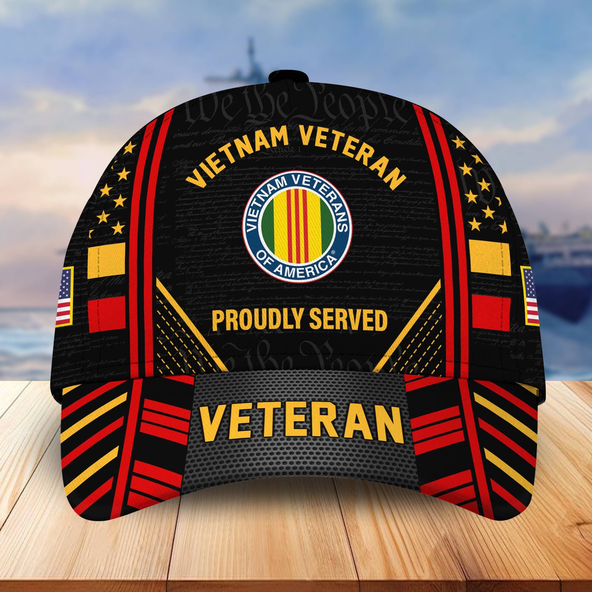 Premium Proudly Served US Veterans Cap, Gifts For Veterans Day BPVC160801